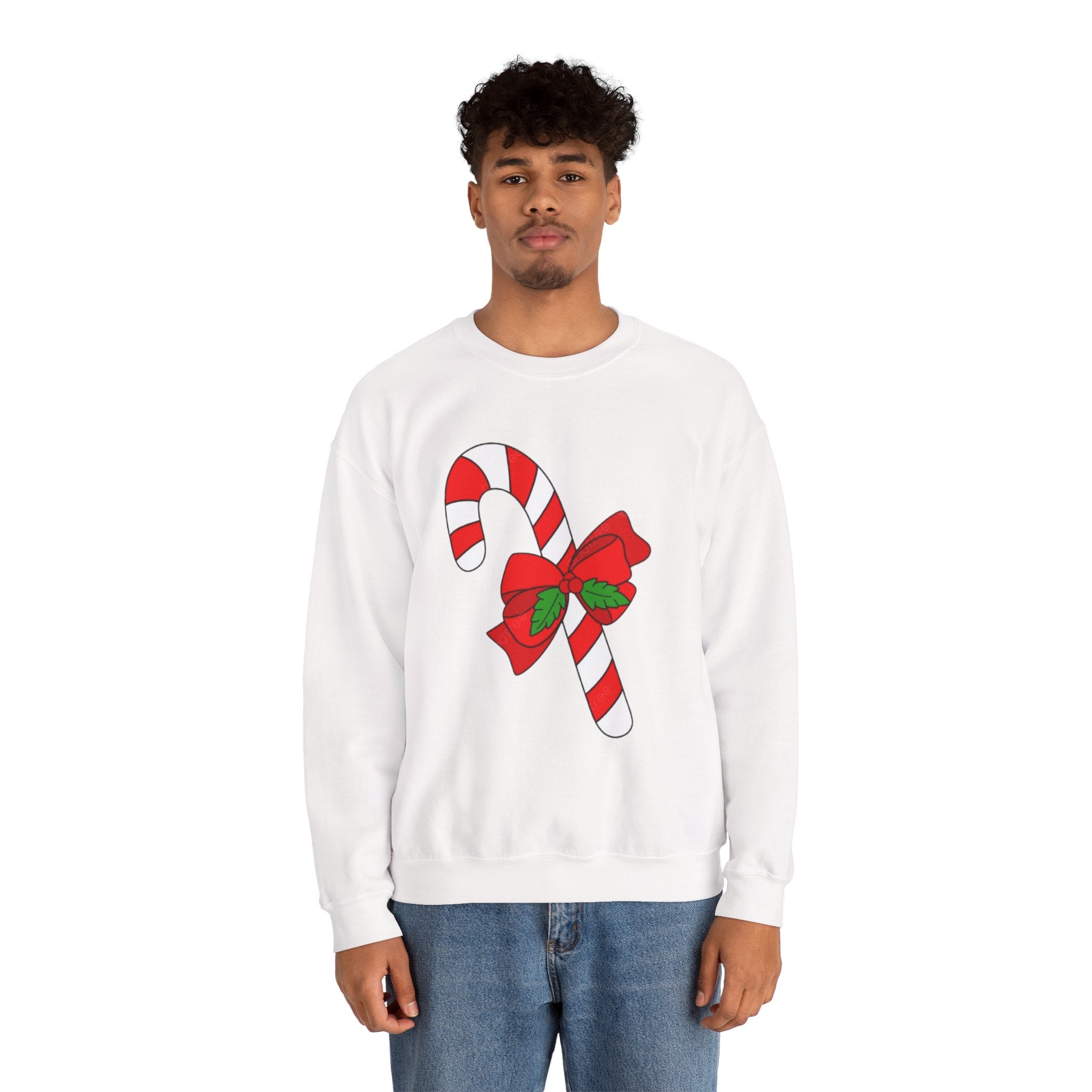 Candy Cane Holiday Unisex Heavy Blend™ Crewneck Sweatshirt