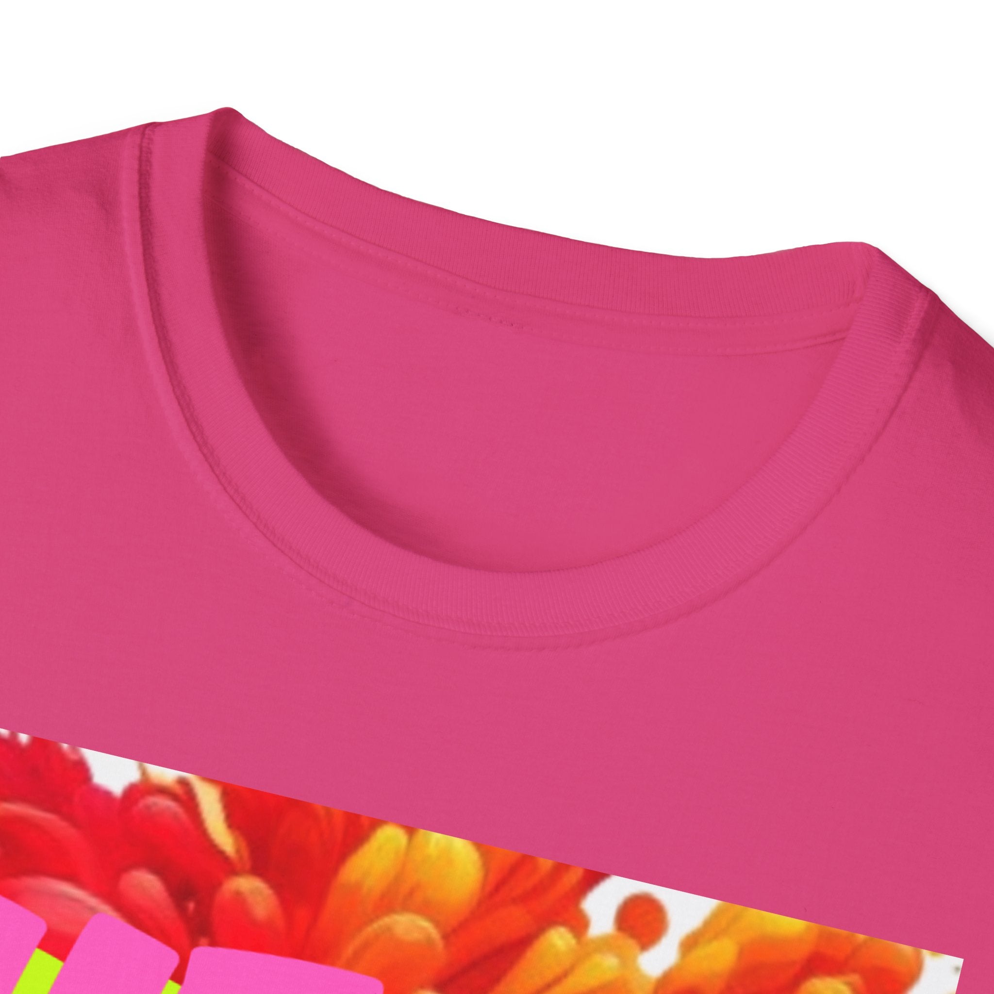 Hey I'm Gay! Heart Unisex Softstyle T-Shirt