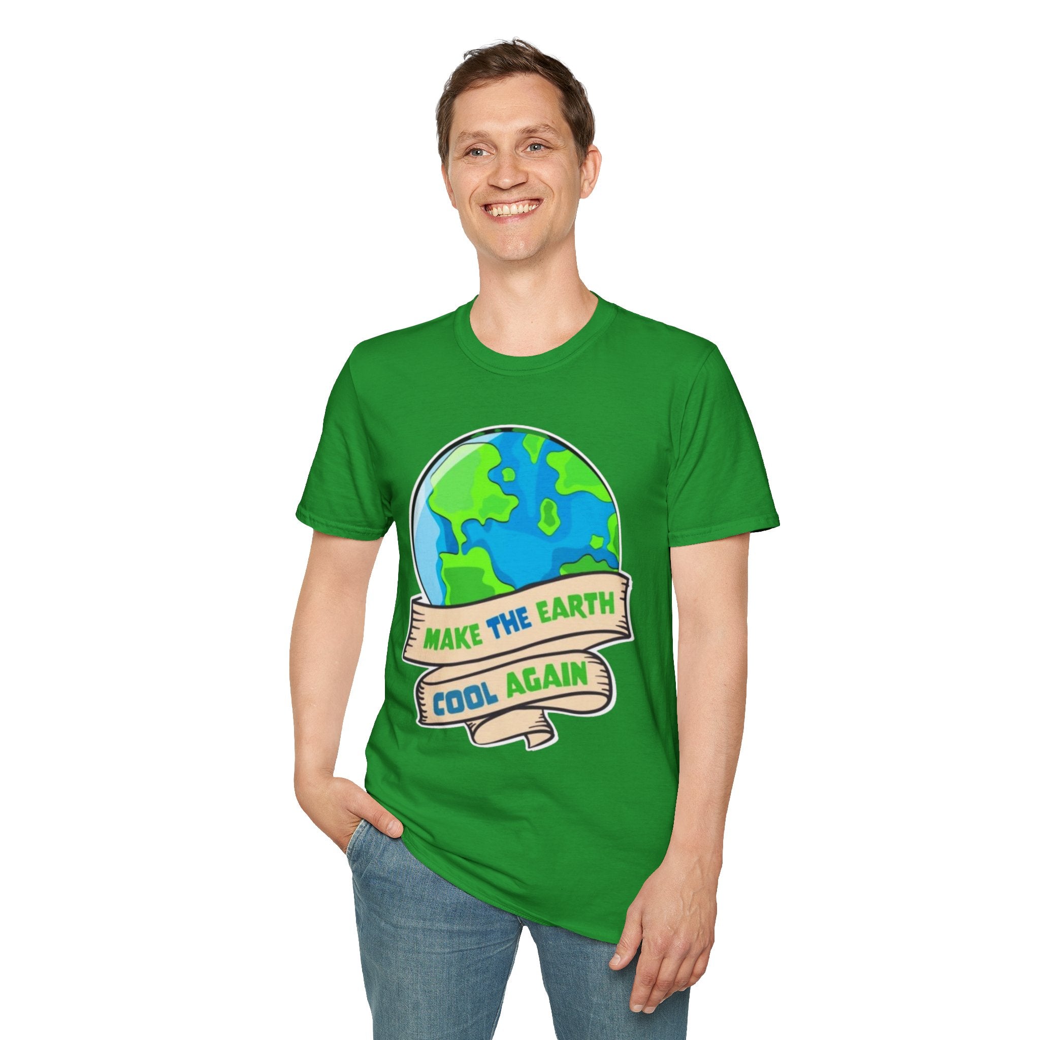 Make The Earth Cool Again Unisex Softstyle T-Shirt