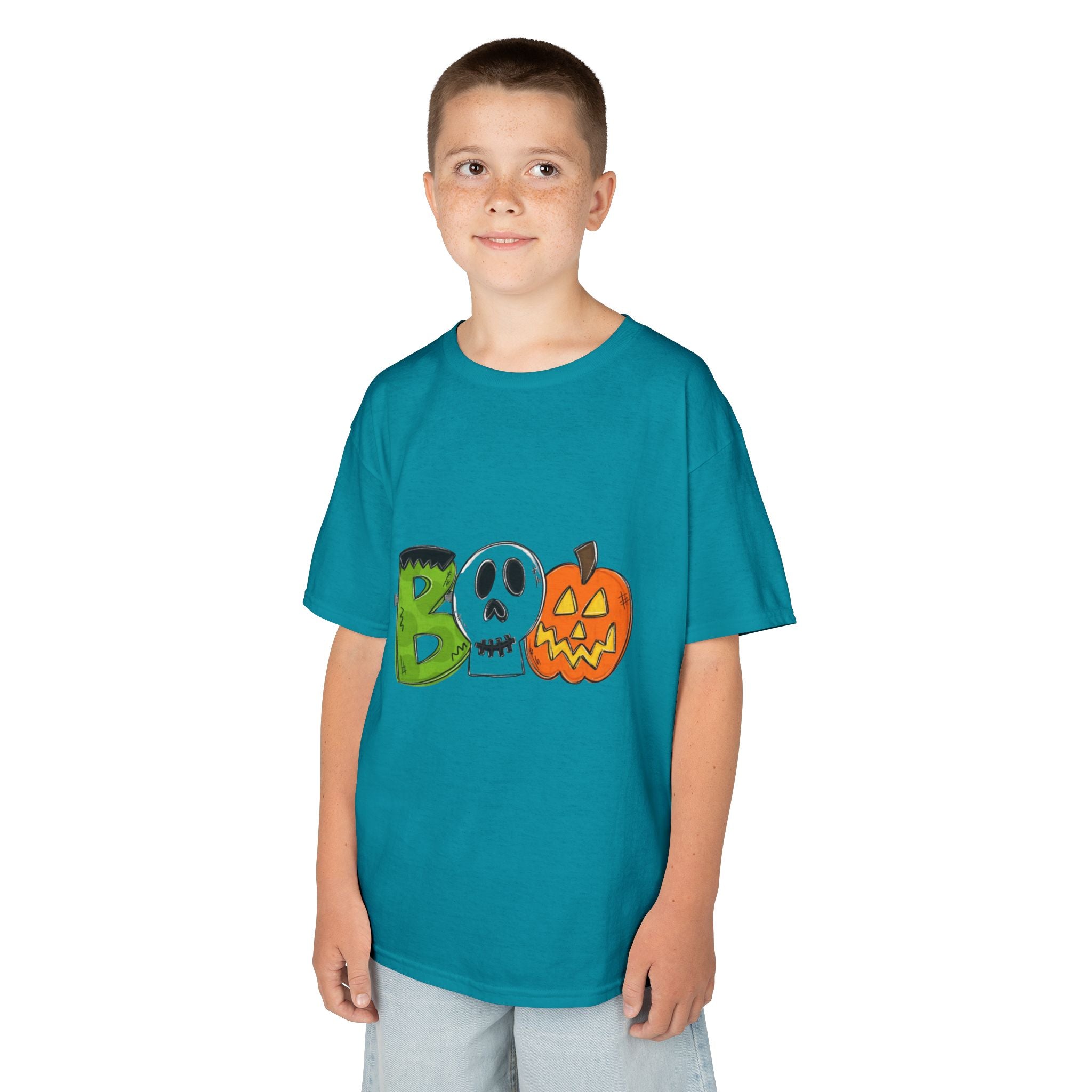 Halloween BOO Kids Short Sleeve T-Shirt
