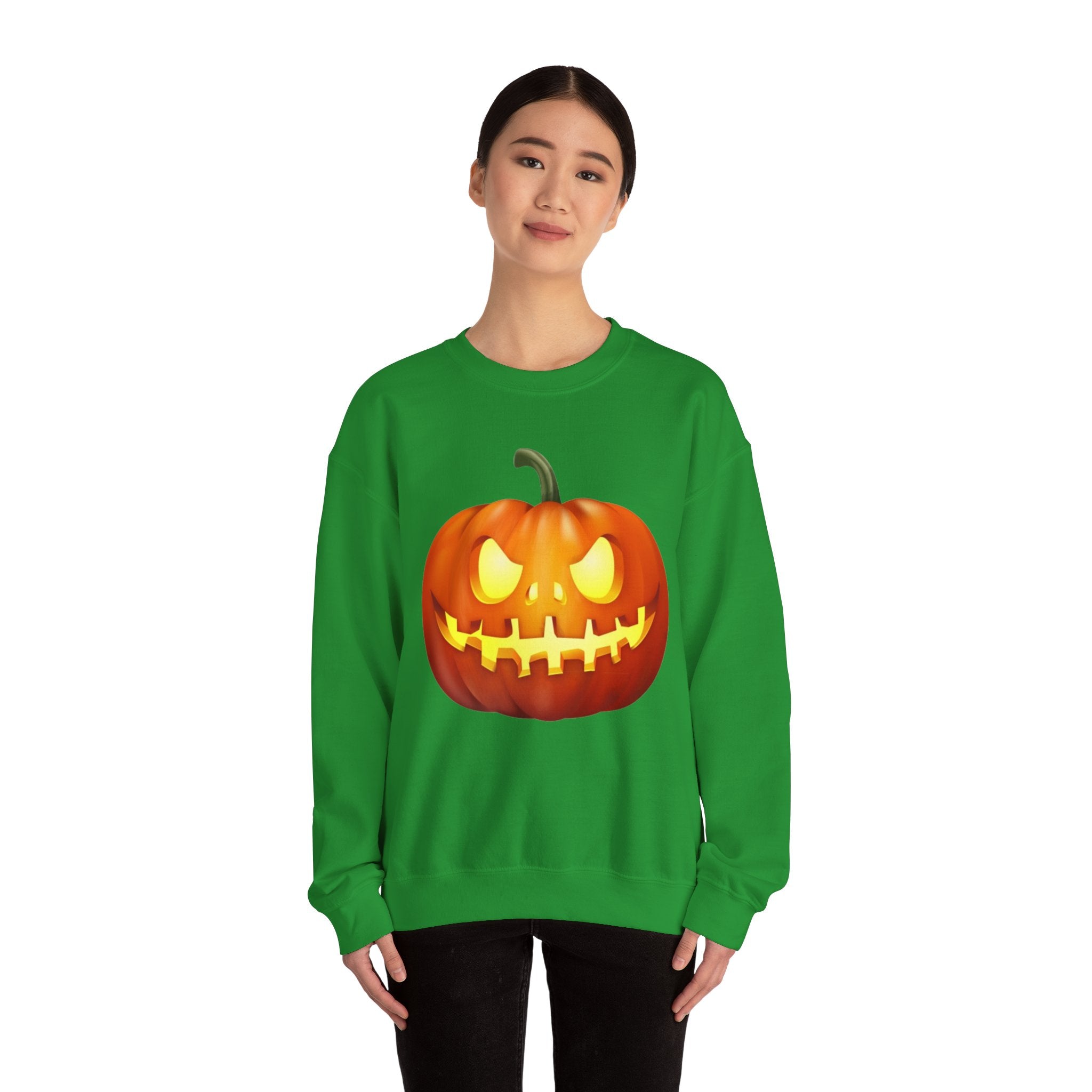 Halloween Pumpkin Unisex Heavy Blend™ Crewneck Sweatshirt