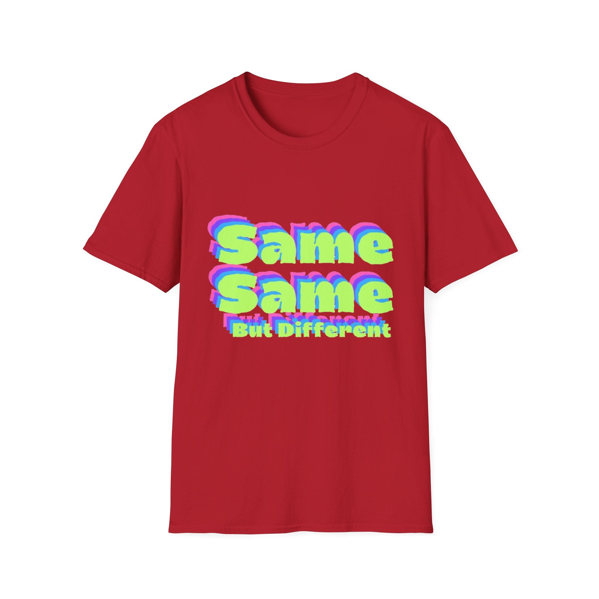 Same Same But Different, Unisex Softstyle T-Shirt