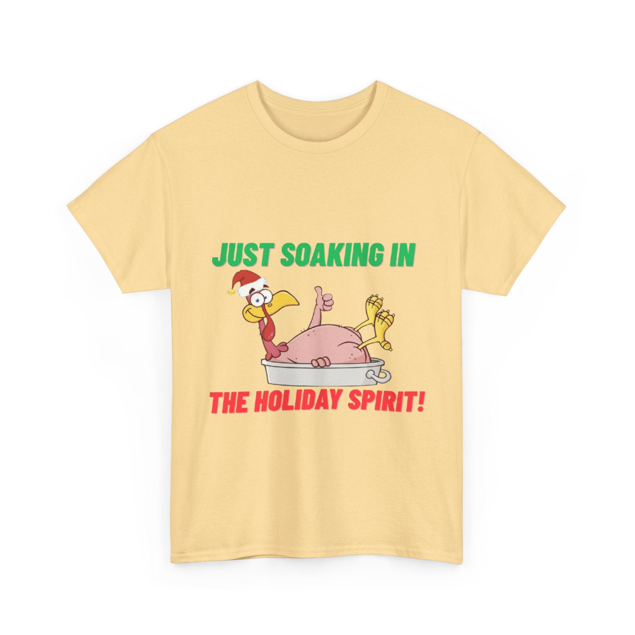 Just Soaking in the Holiday Spirit Unisex Heavy Cotton Tee