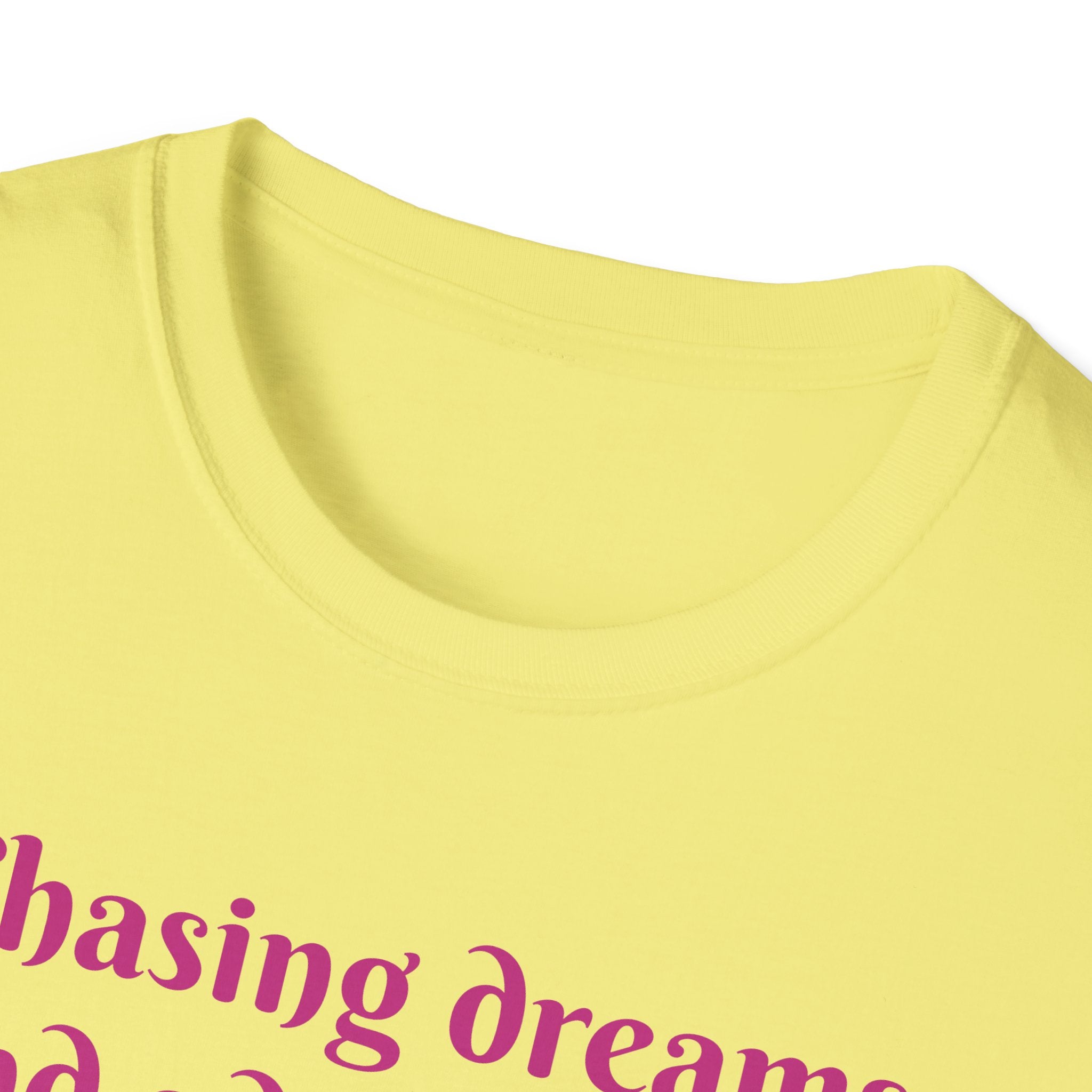 Chasing Dreams And Adventures, One Book At A Time! Unicorn Unisex Softstyle T-Shirt