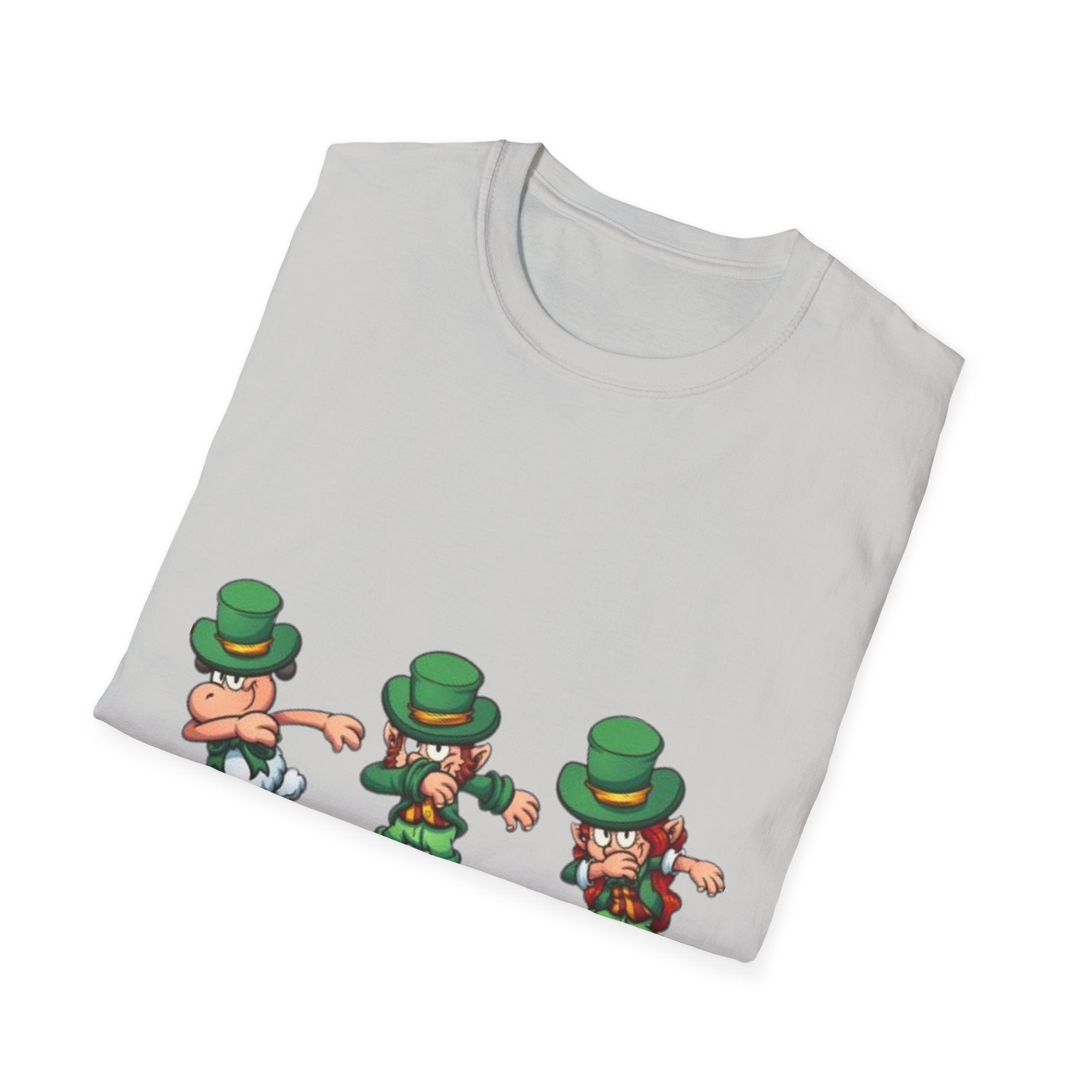 Dabbing Leprechaun Unisex Softstyle T-Shirt