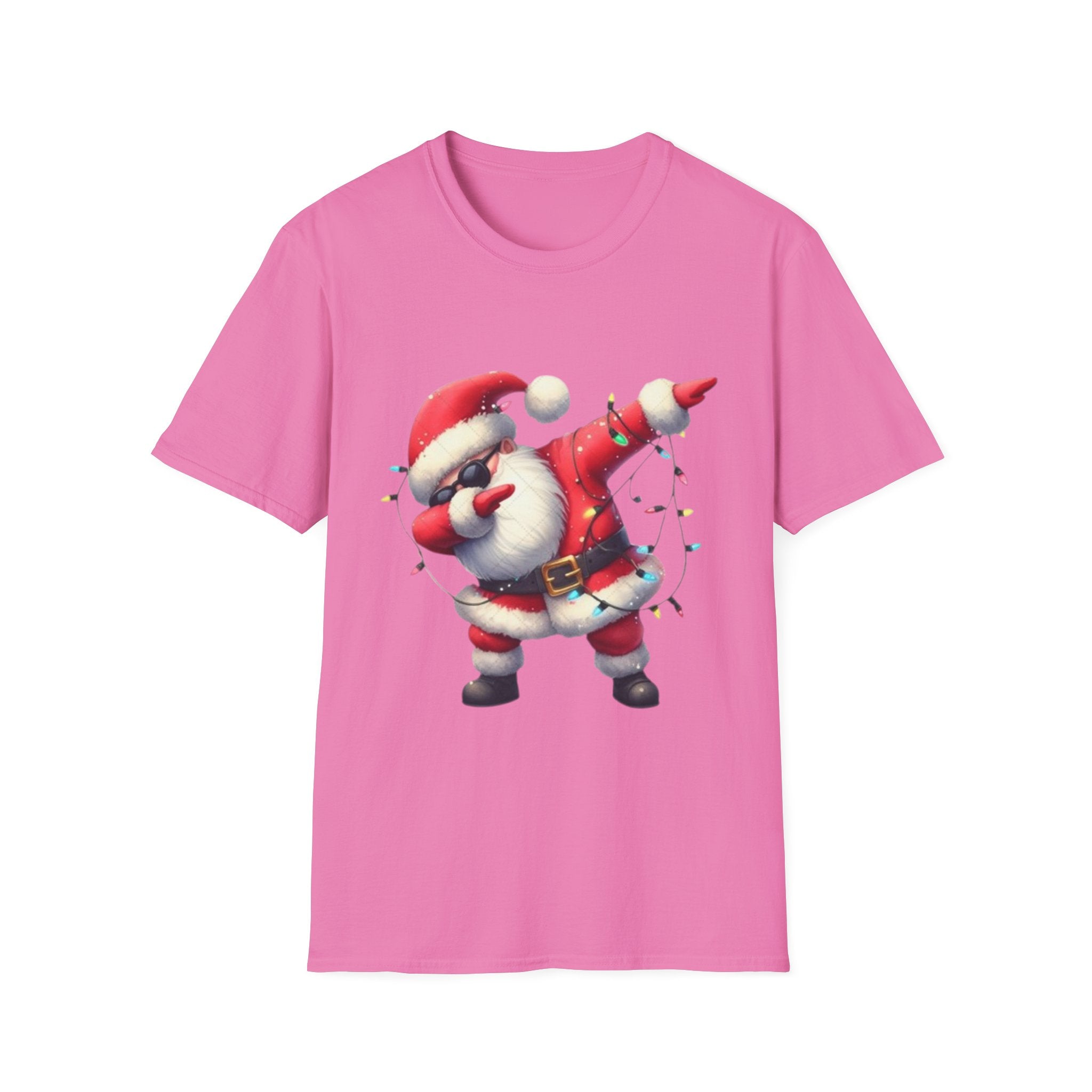 Dabbing Santa Unisex Softstyle T-Shirt