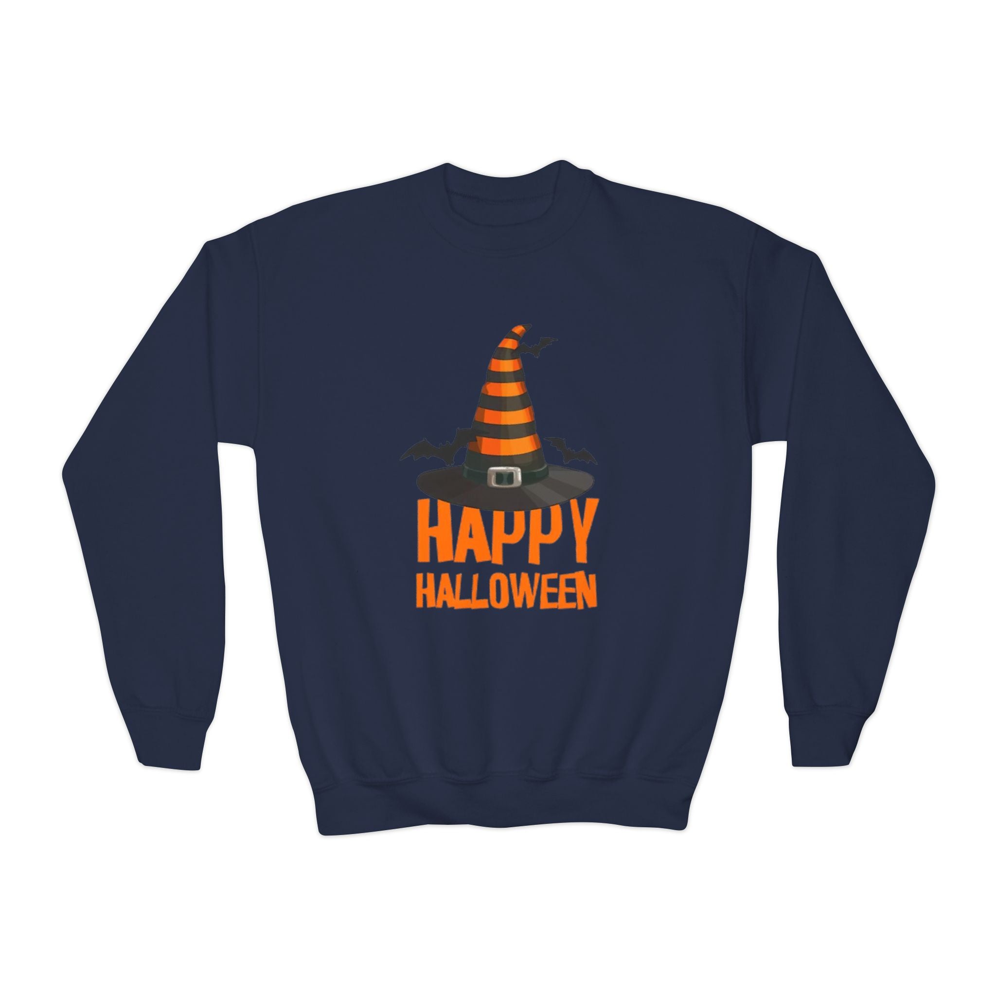 Happy Halloween Youth Crewneck Sweatshirt