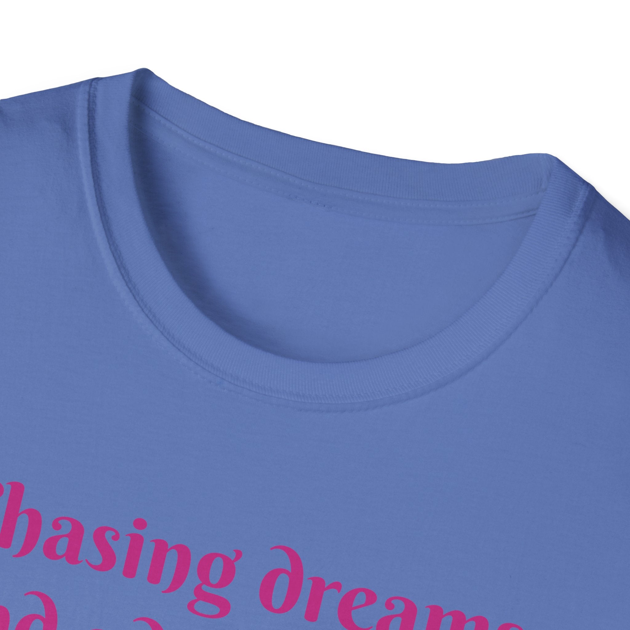 Chasing Dreams And Adventures, One Book At A Time! Unicorn Unisex Softstyle T-Shirt