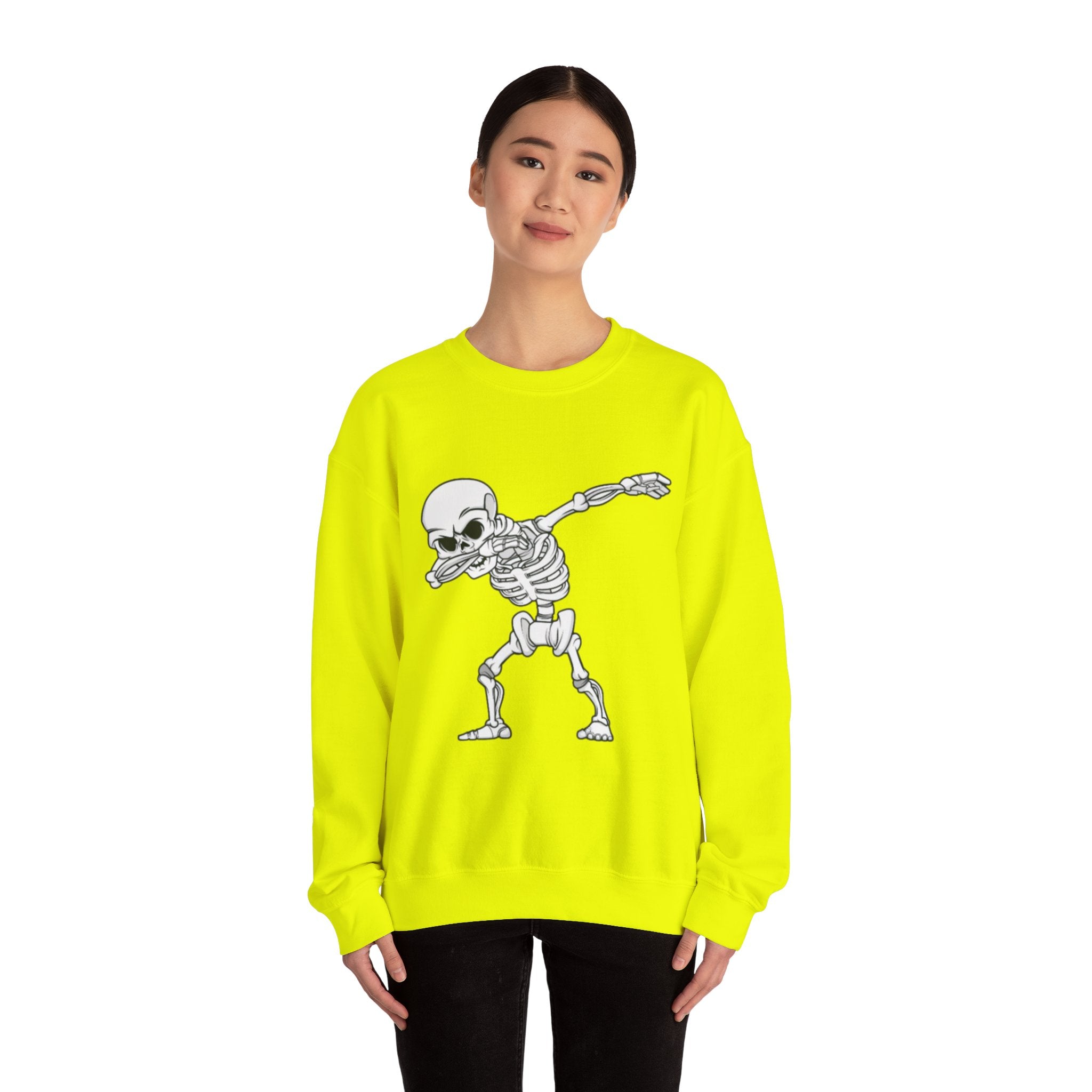 Dabbing Skeleton Unisex Crewneck Sweatshirt