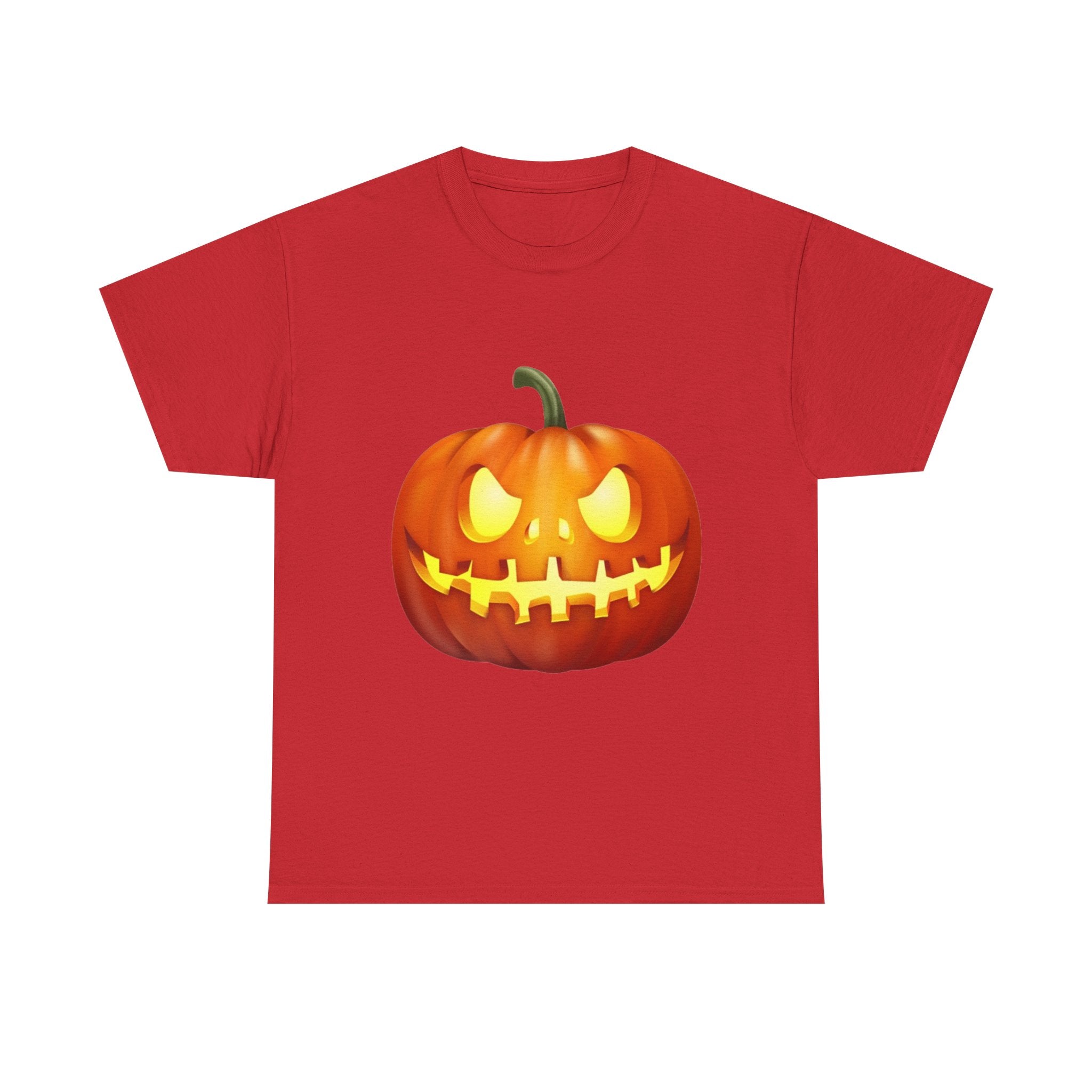 Halloween Pumpkin Unisex Heavy Cotton T-Shirt