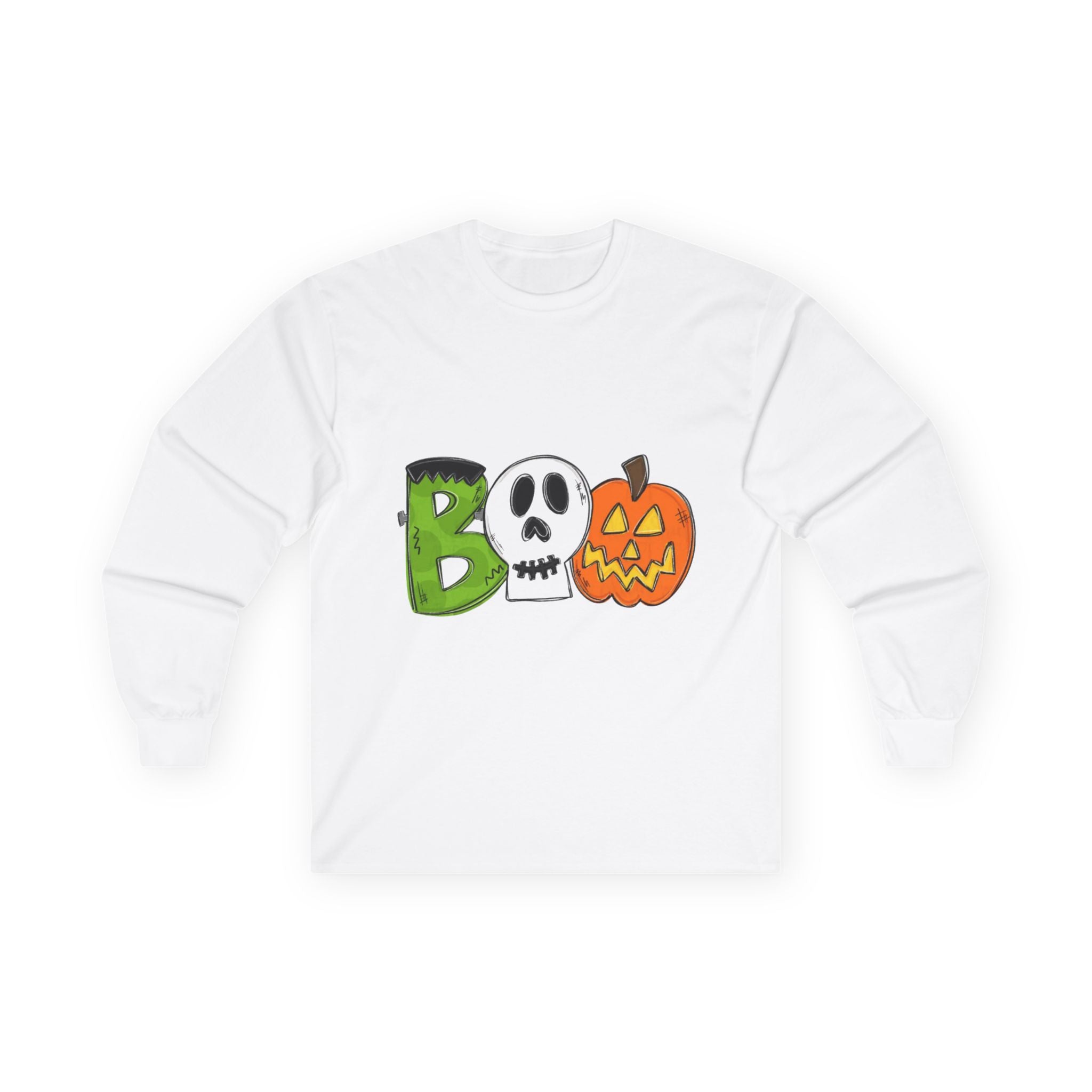Halloween BOO Unisex Ultra Cotton Long Sleeve T-Shirt