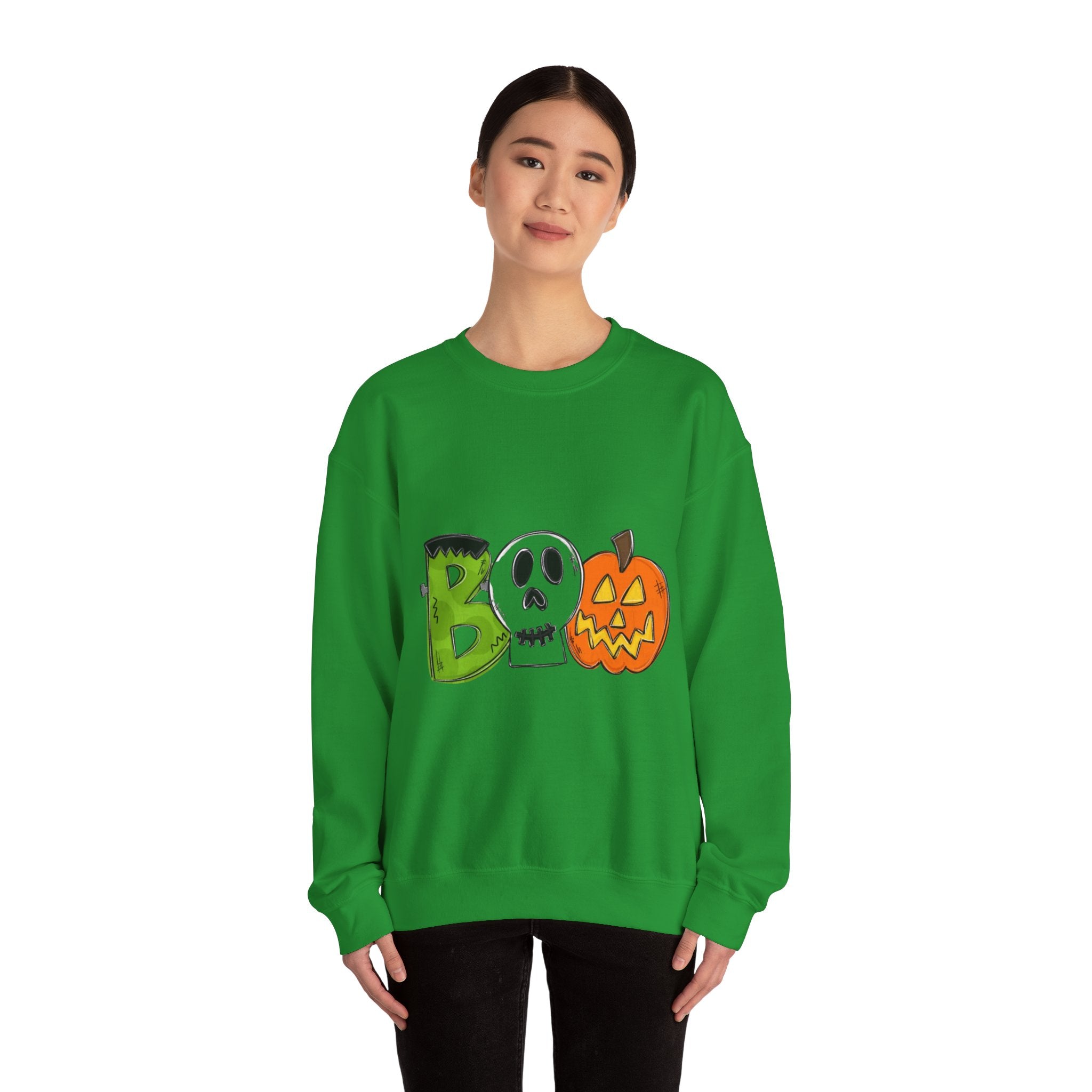 Halloween Boo Unisex Heavy Blend™ Crewneck Sweatshirt