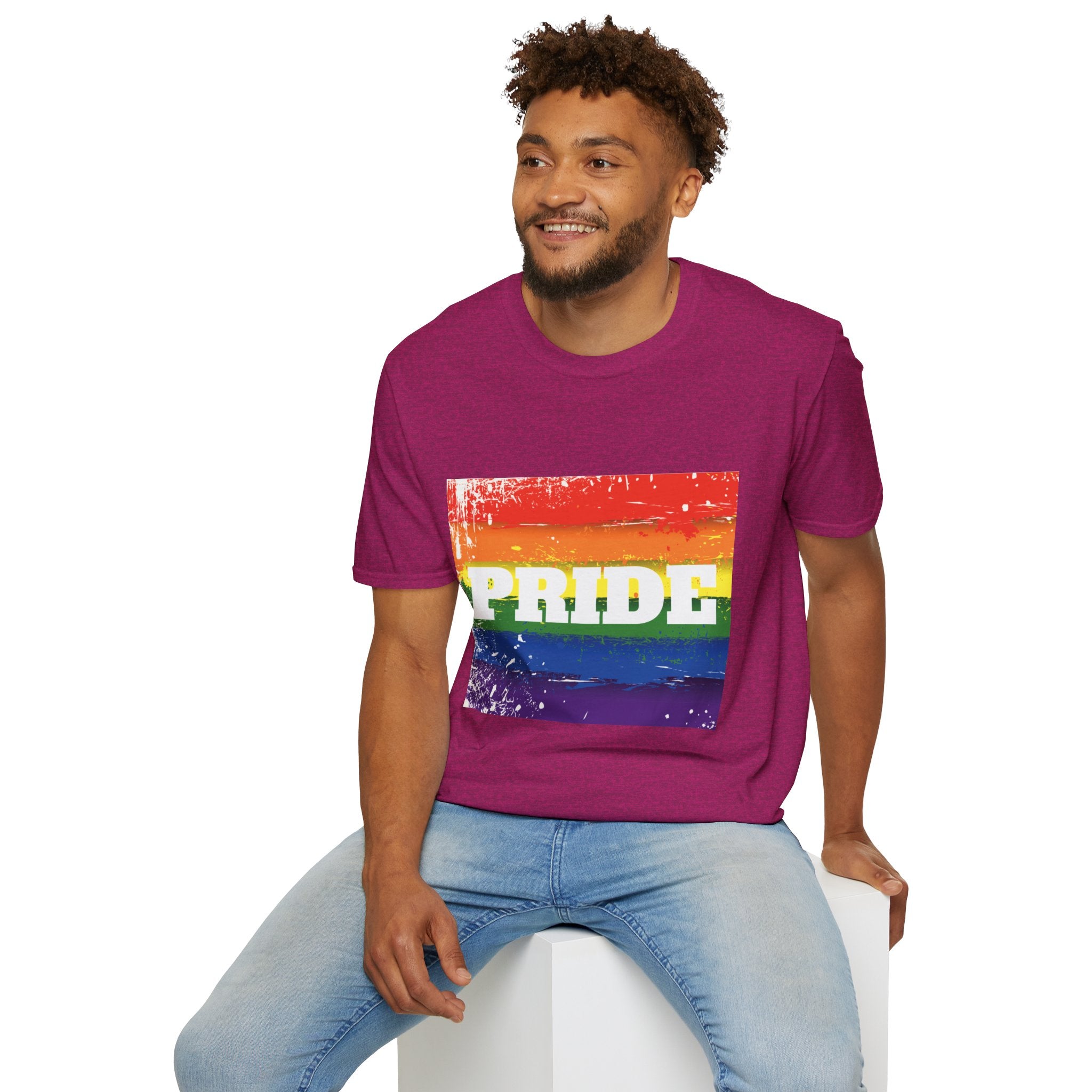 Pride Rainbow Unisex Softstyle T-Shirt