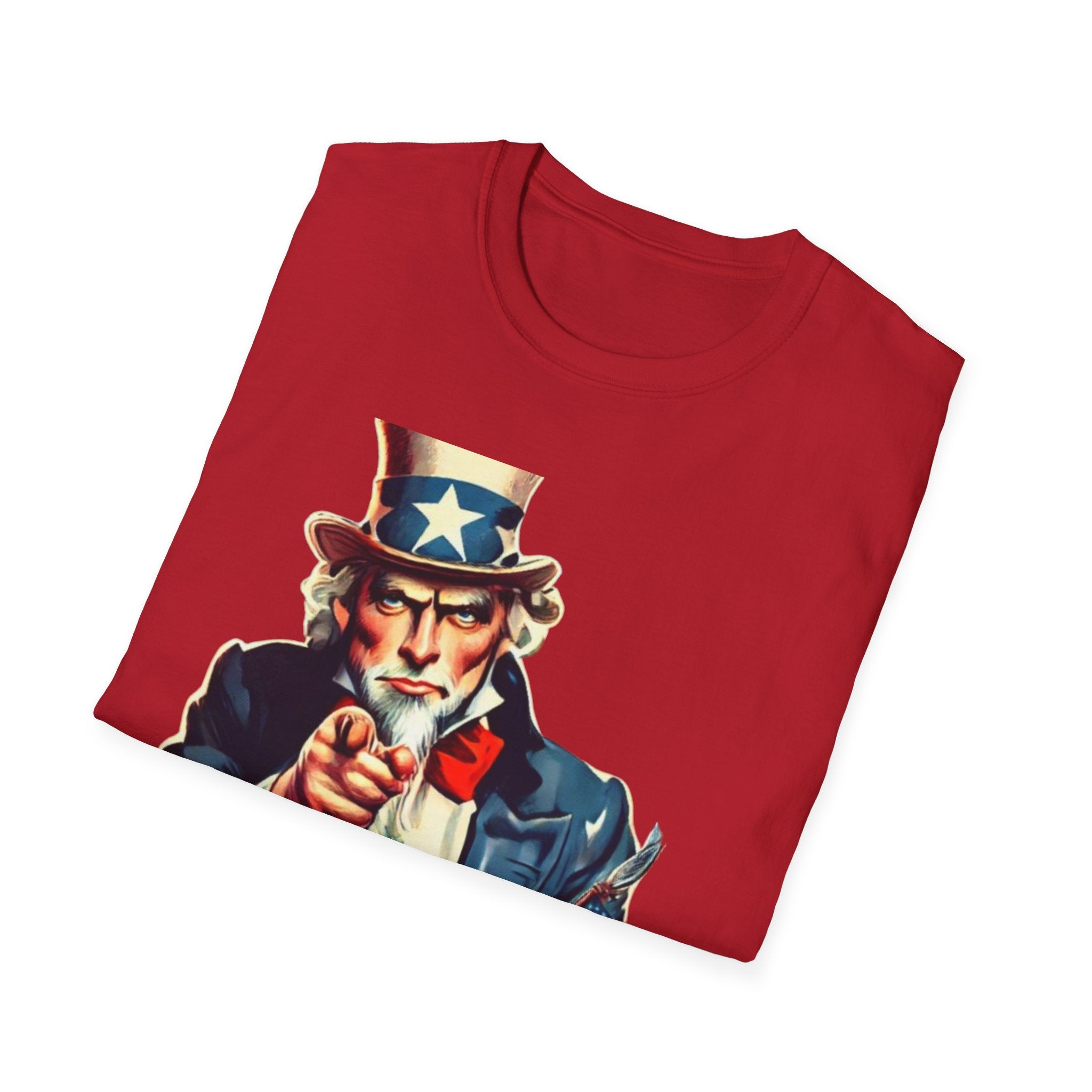 Patriotic Uncle Sam Unisex Softstyle T-Shirt