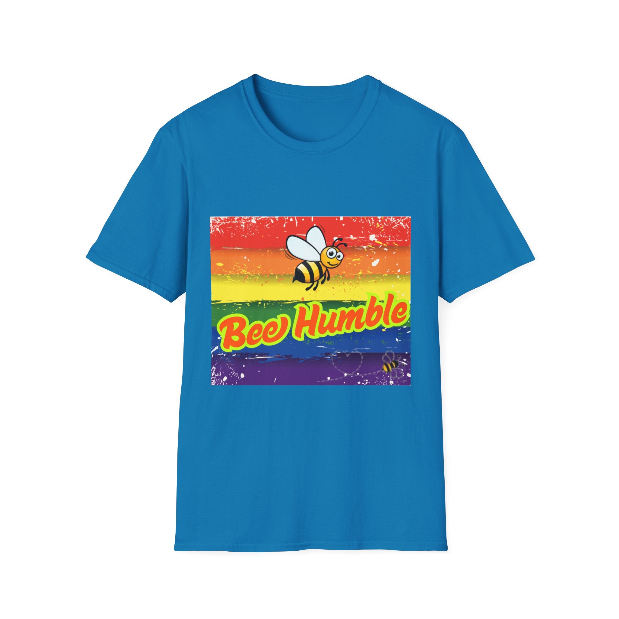 Bee Humble Rainbow Unisex Softstyle T-Shirt