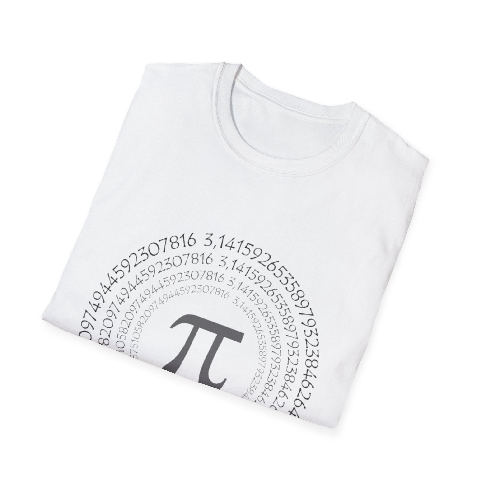 Pi Day Themed Unisex Softstyle T-Shirt