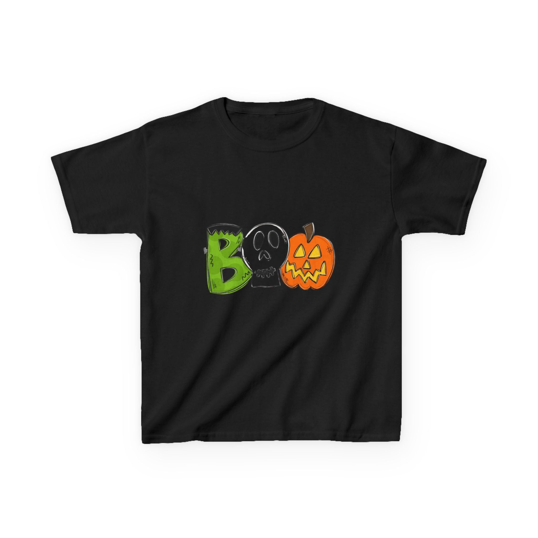 Halloween BOO Kids Short Sleeve T-Shirt