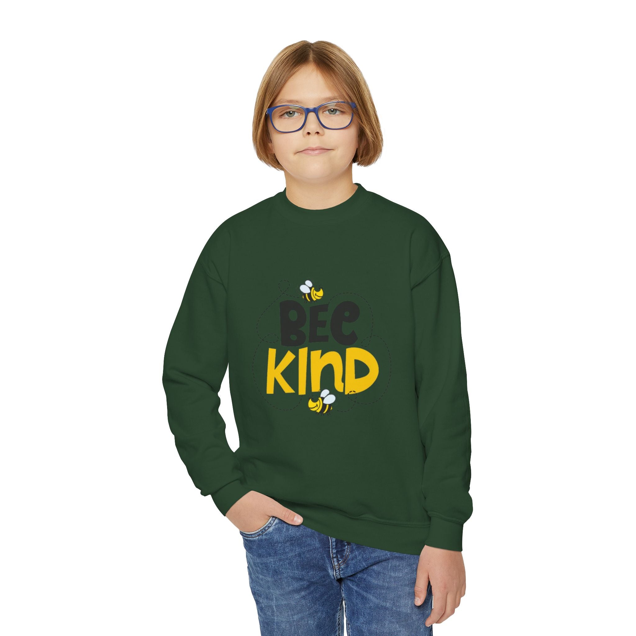Bee Kind Youth Crewneck Sweatshirt