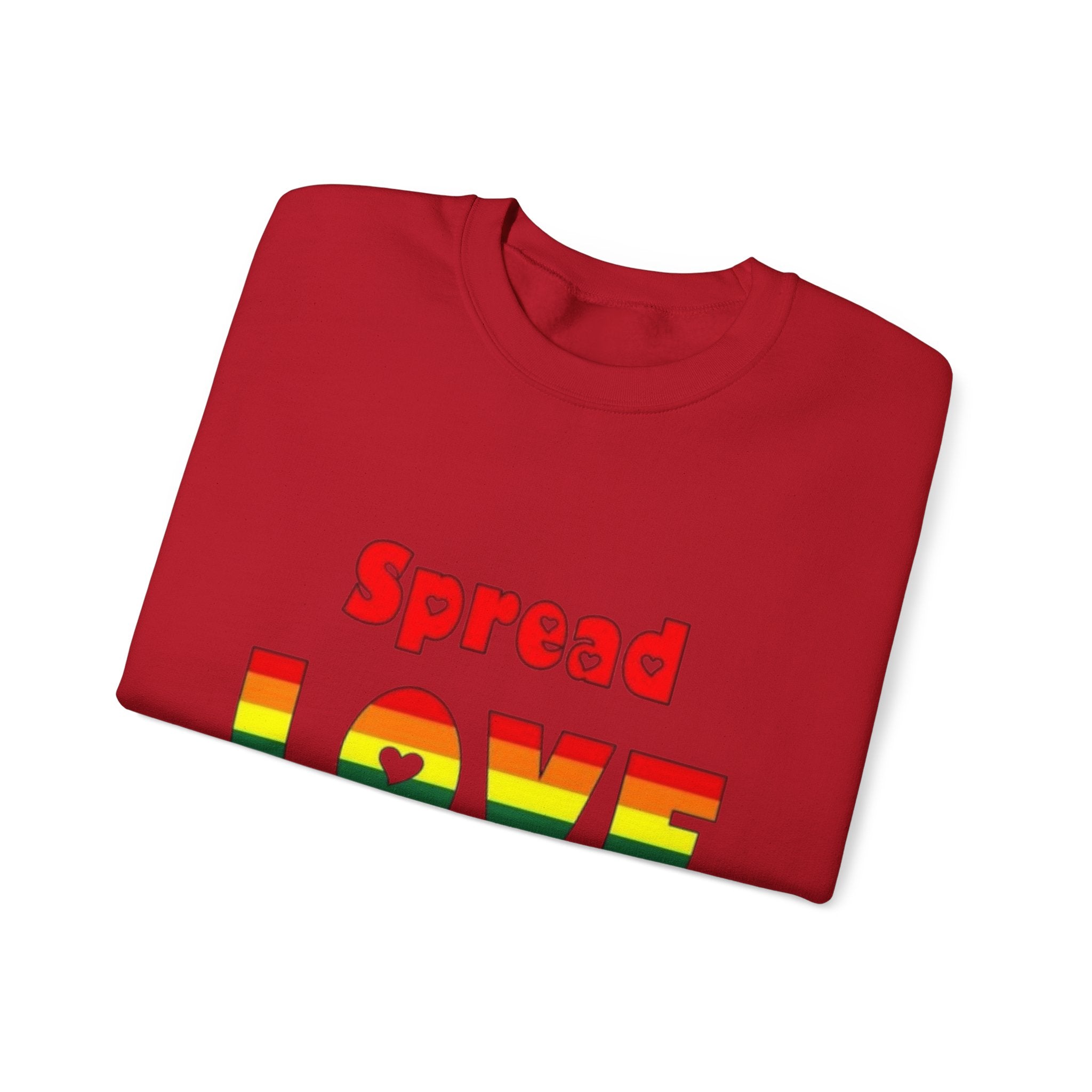 Spread Love Not Hate Unisex Crewneck Sweatshirt