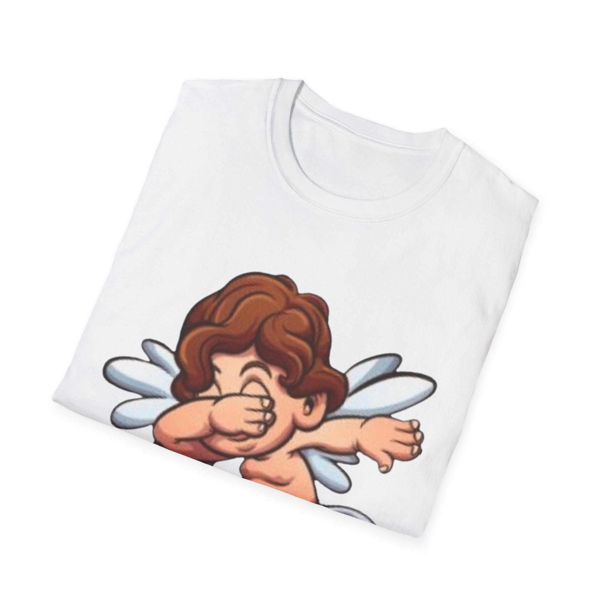 Dabbing Double Sided Angel & Devil Unisex Softstyle T-Shirt