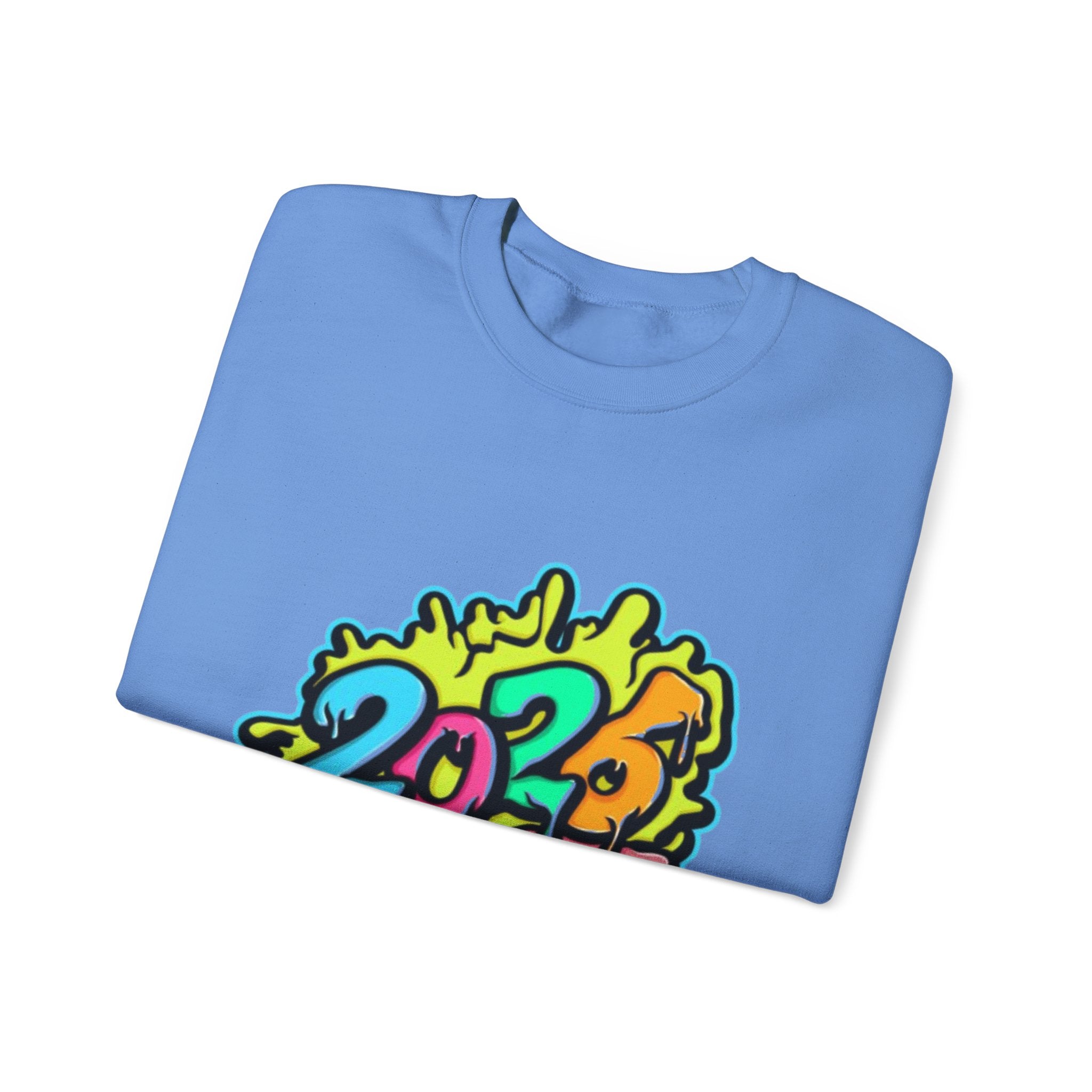 2026 Colorful Drip Design Unisex Sweatshirt