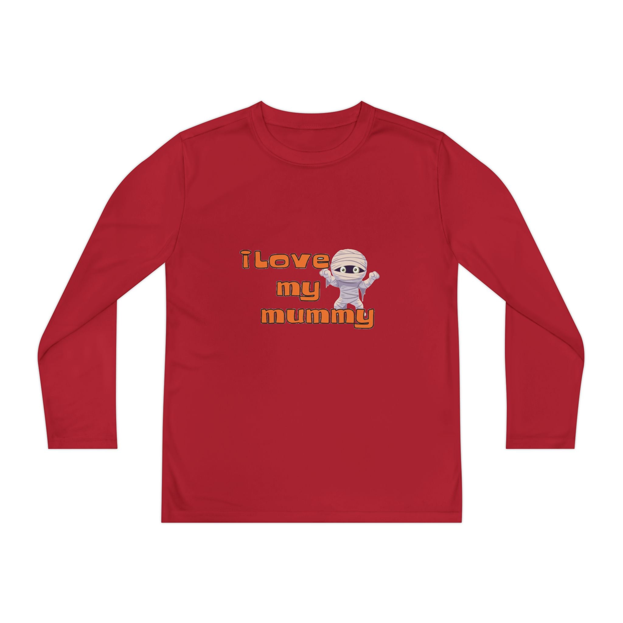 I Love My Mummy Youth Long Sleeve Competitor T-Shirt