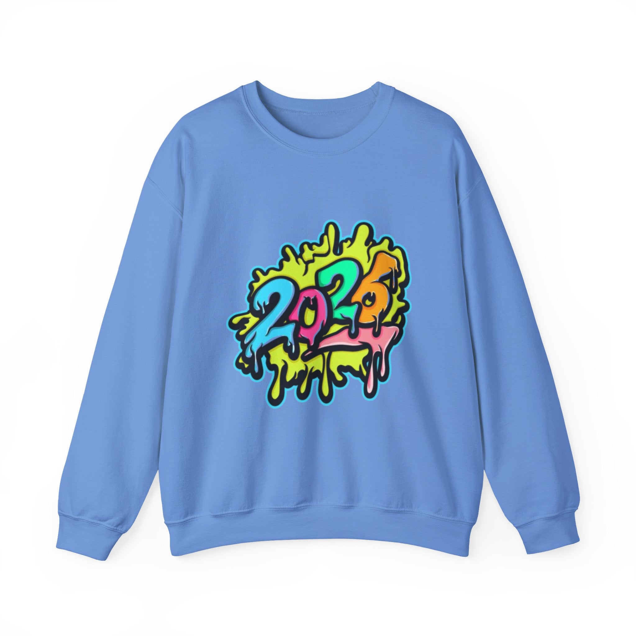 2026 Colorful Drip Design Unisex Sweatshirt