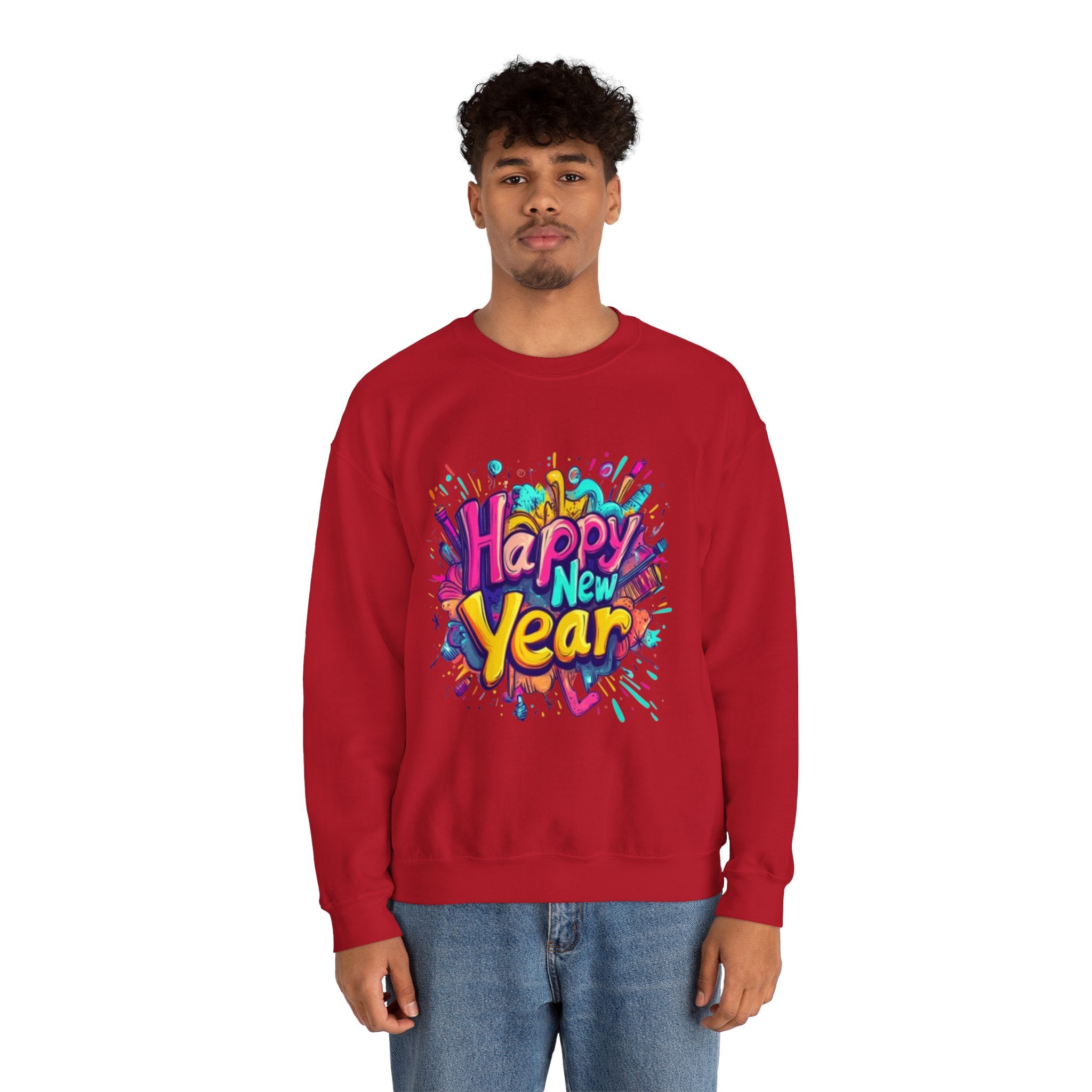 2026 Happy New Year DOUBLE SIDED Unisex Heavy Blend™ Crewneck Sweatshirt