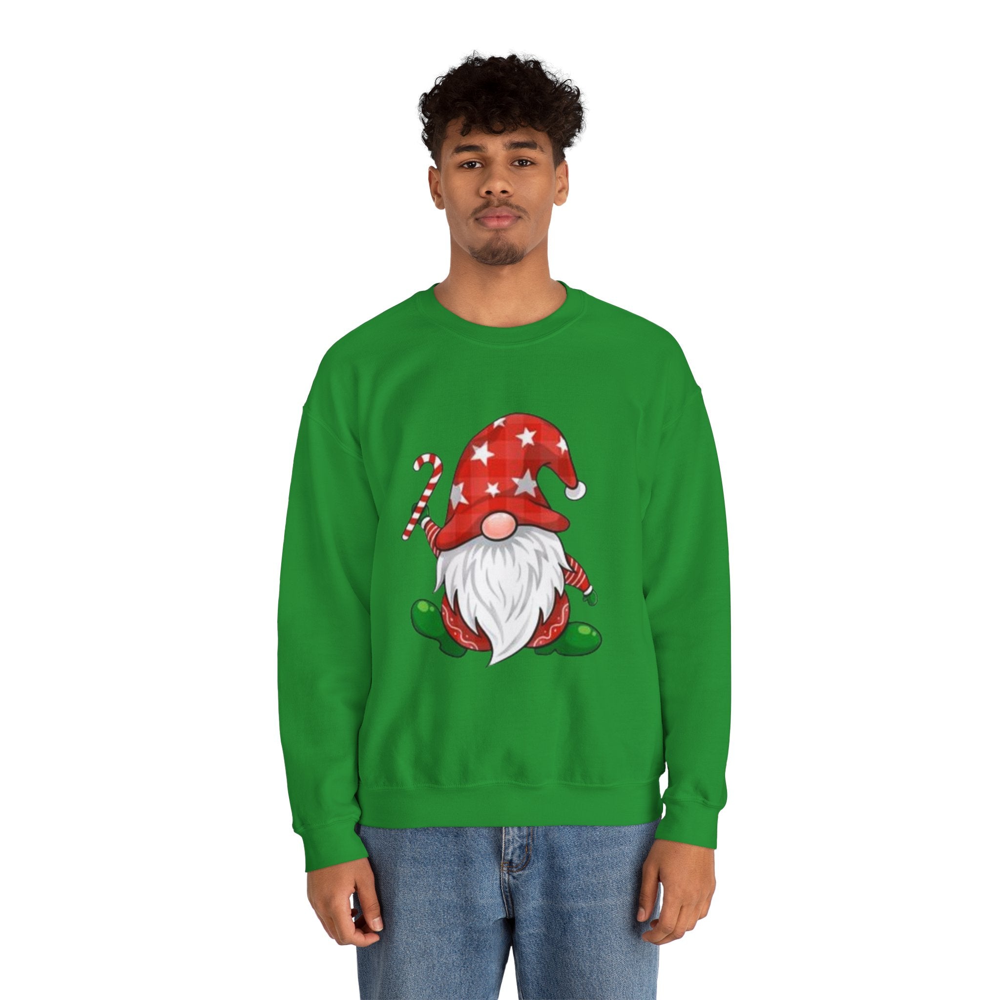 Christmas Holiday Gnome Unisex Heavy Blend™ Crewneck Sweatshirt