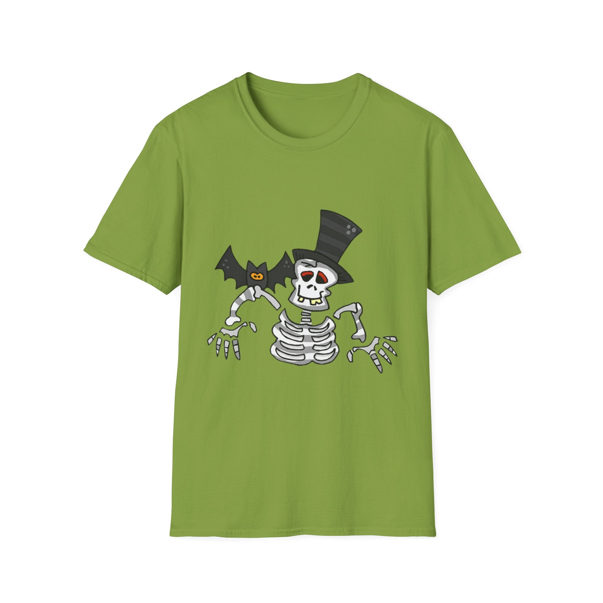 Halloween Skeleton Unisex Softstyle T-Shirt