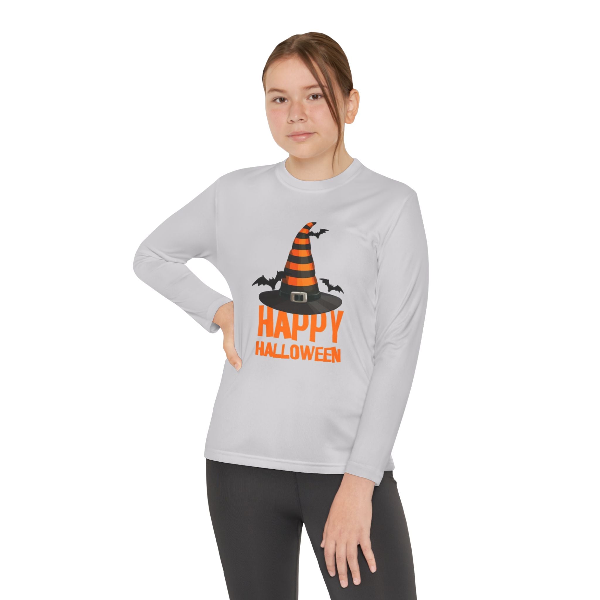 Happy Halloween Youth Long Sleeve Competitor T-Shirt