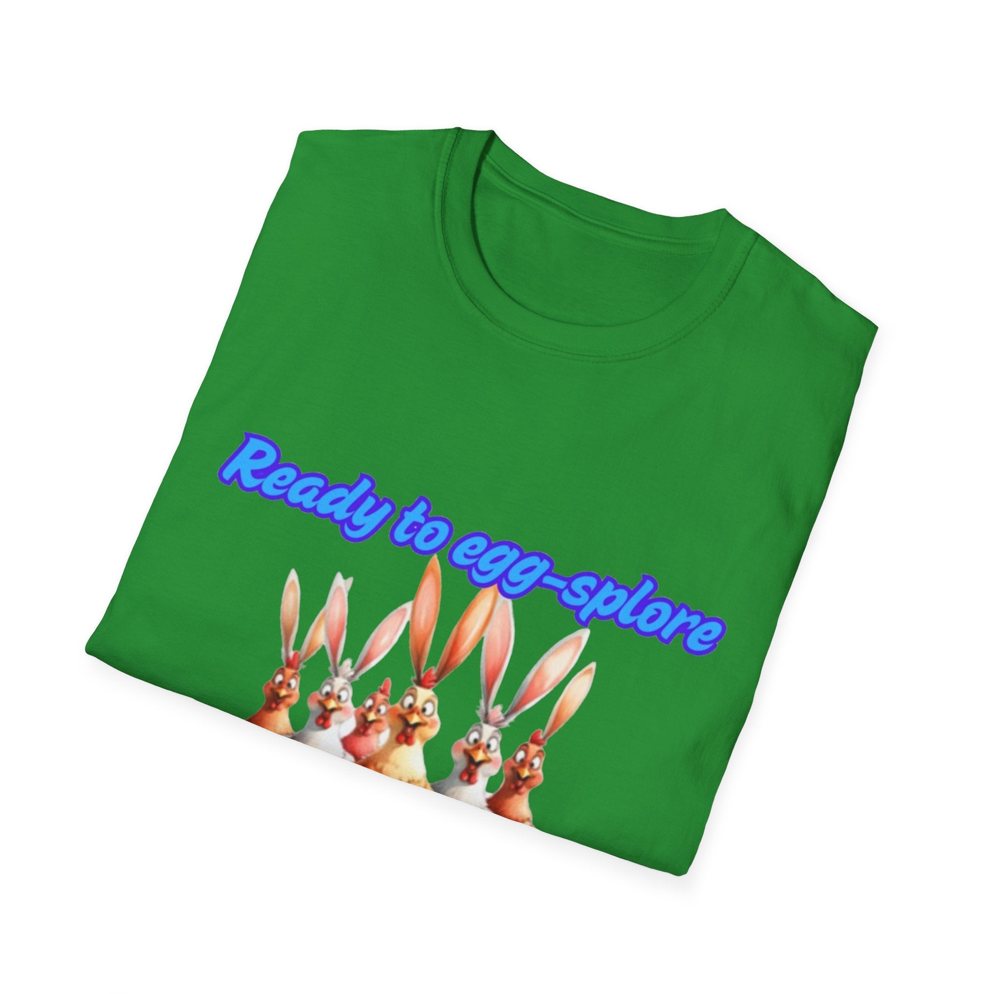 Ready To Egg-splore Some Serious Easter Fun Unisex Softstyle T-Shirt