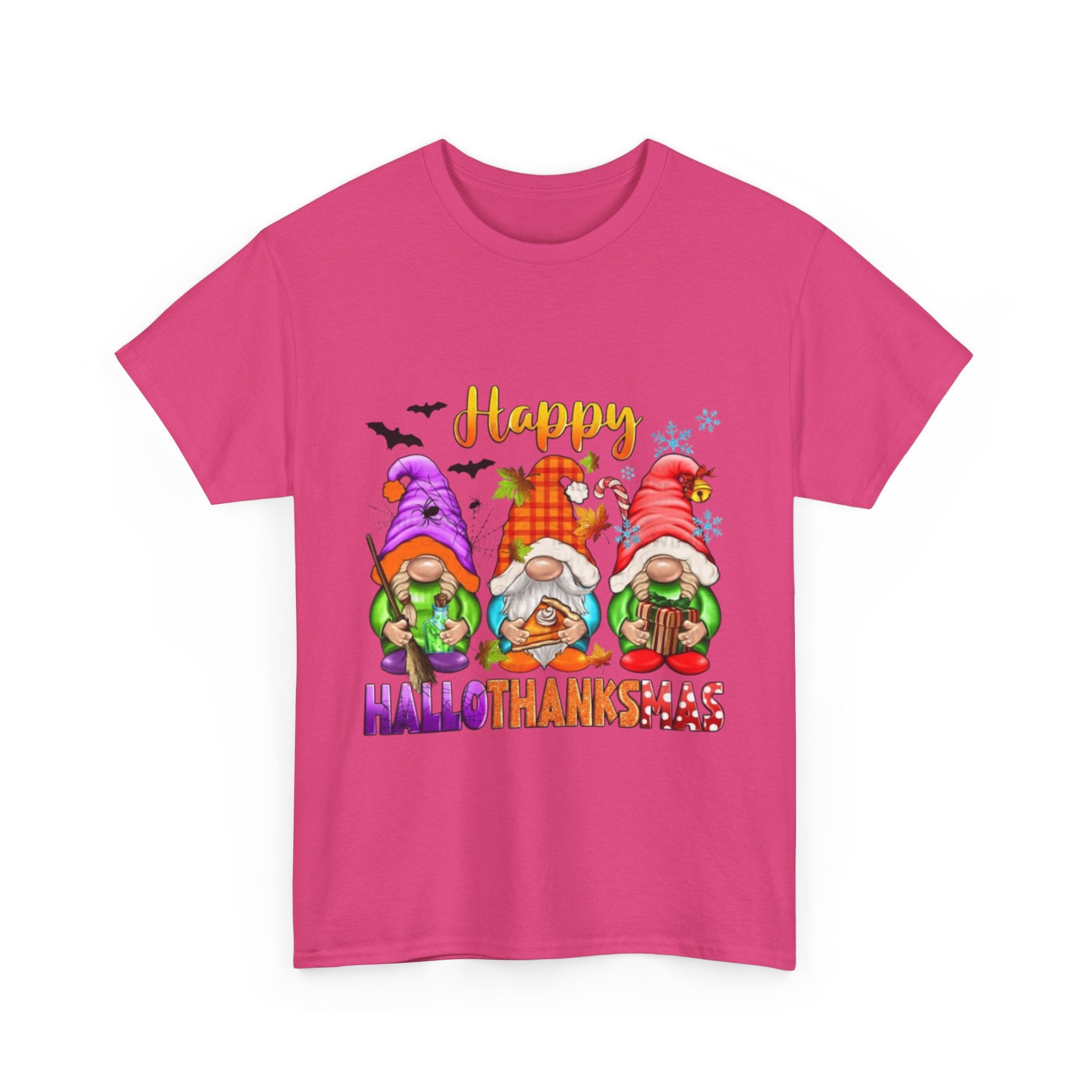 Happy Hallothanksmas Unisex Heavy Cotton T-Shirt