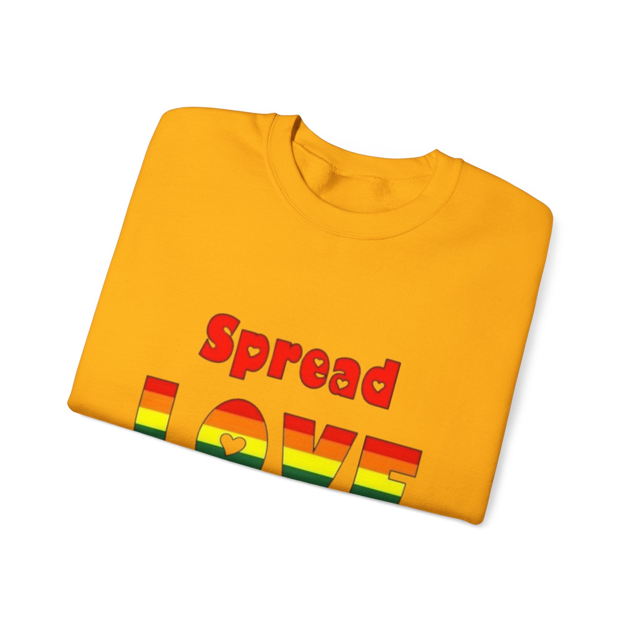 Spread Love Not Hate Unisex Crewneck Sweatshirt