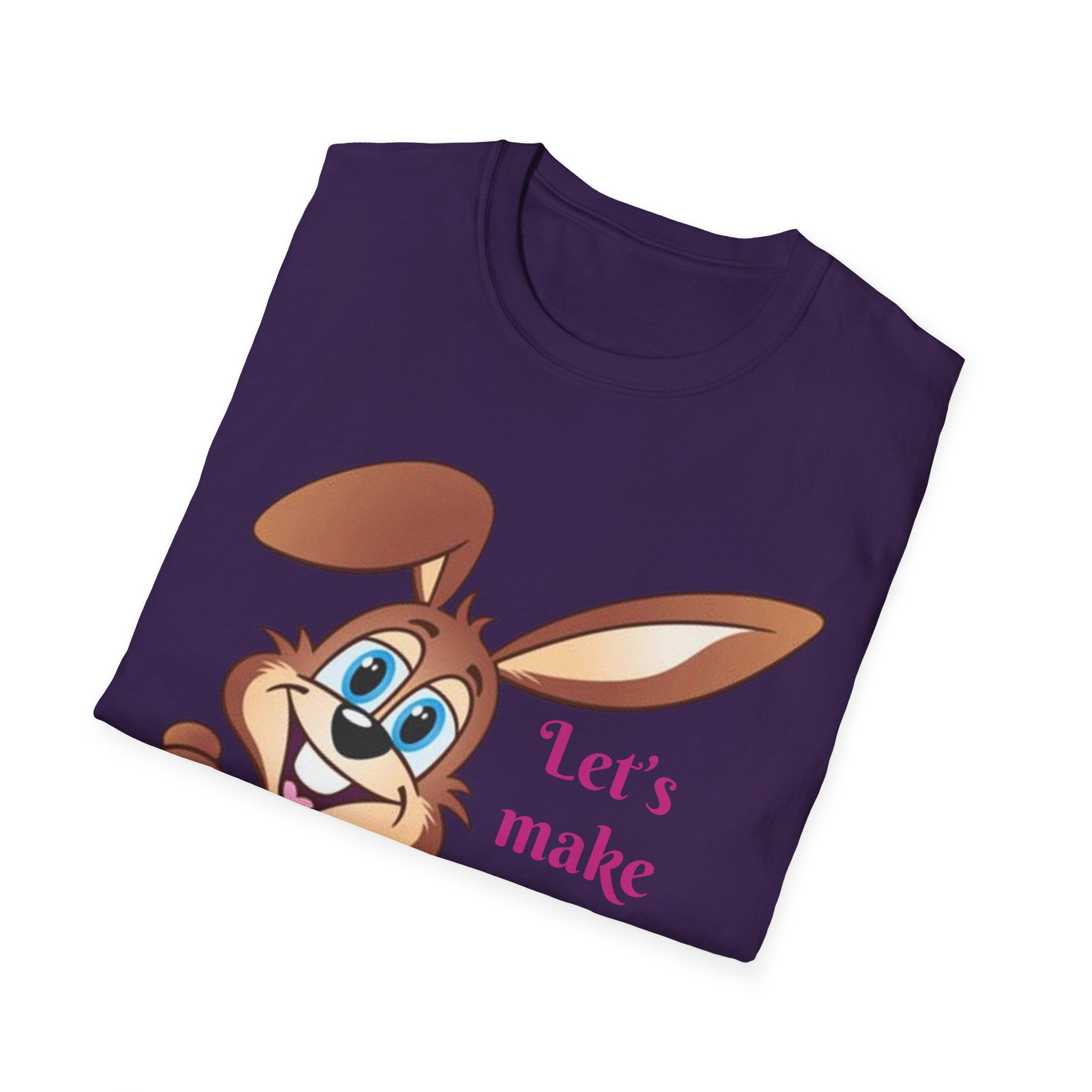 Let's make Today Amazing Together Bunny Unisex Softstyle T-Shirt