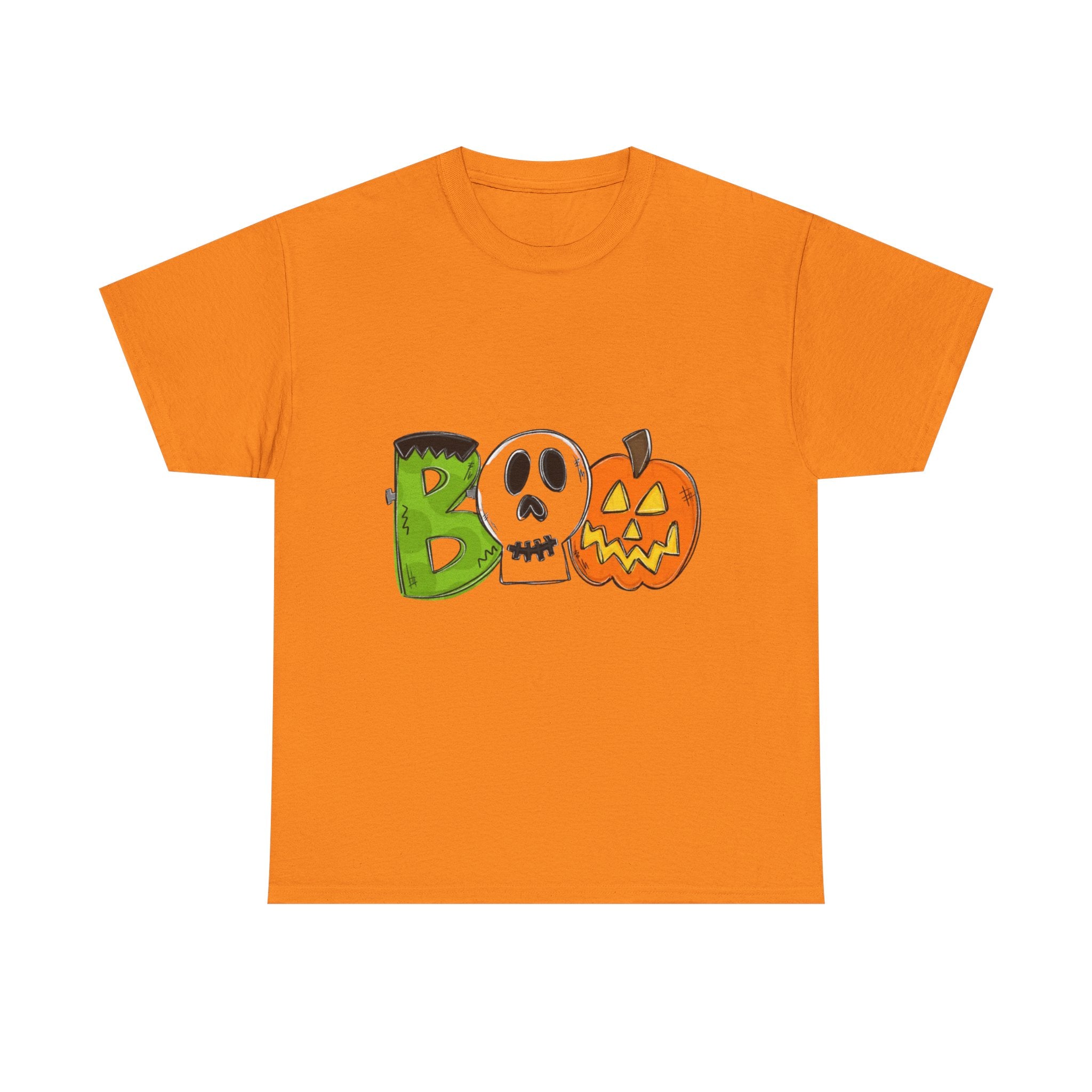 Halloween BOO Unisex Heavy Cotton T-Shirt