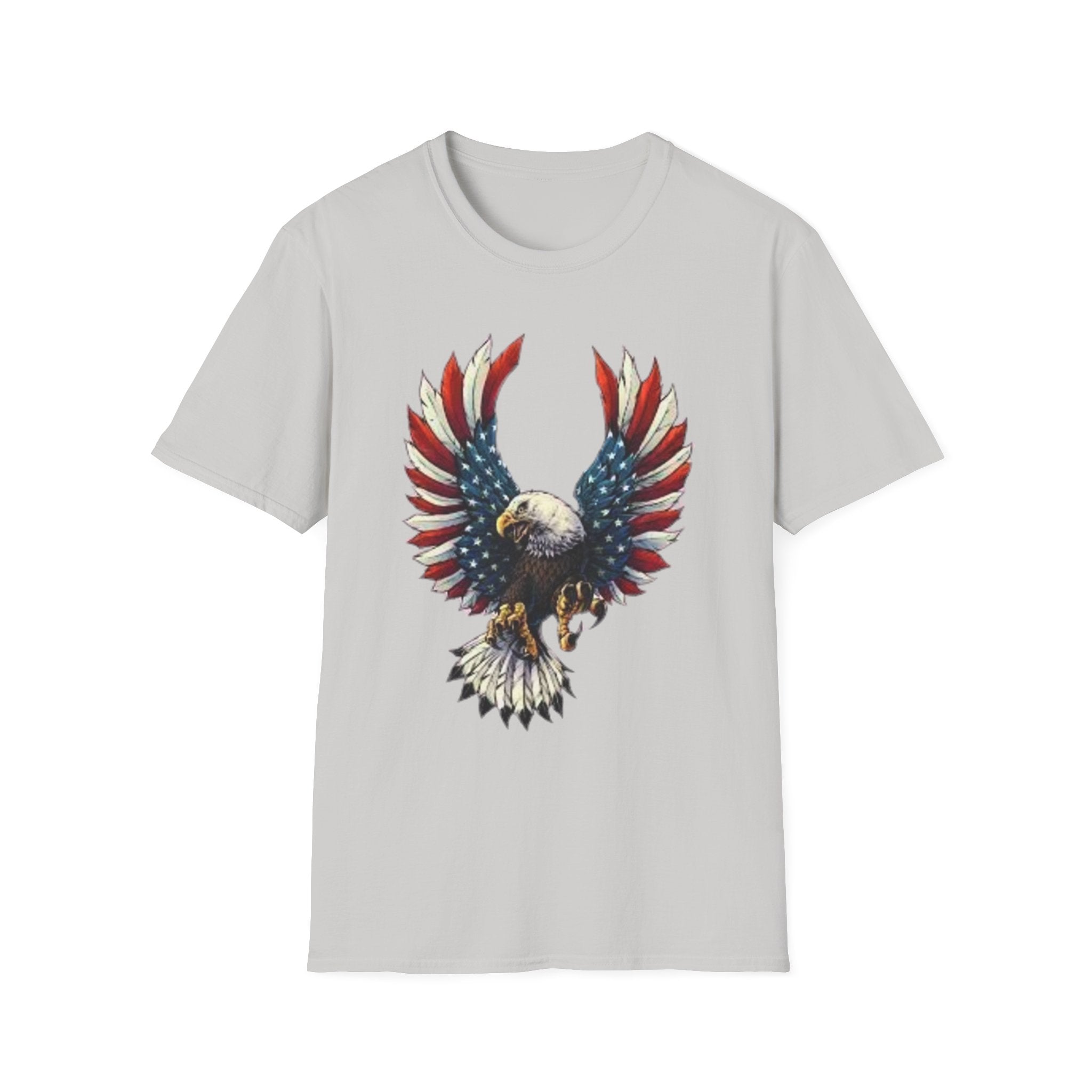 Patriotic Eagle Unisex Softstyle T-Shirt