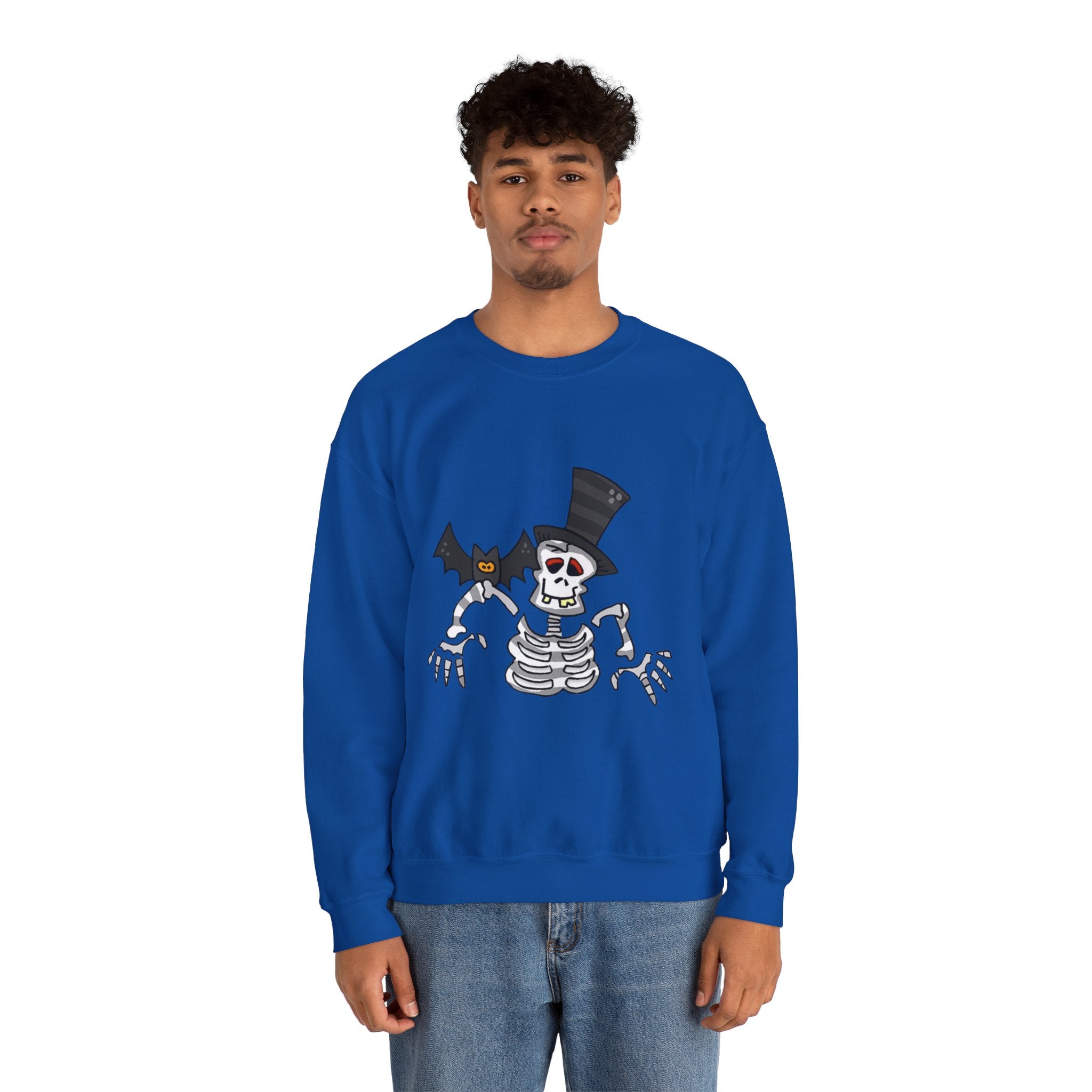 Halloween Skeleton Unisex Crewneck Sweatshirt