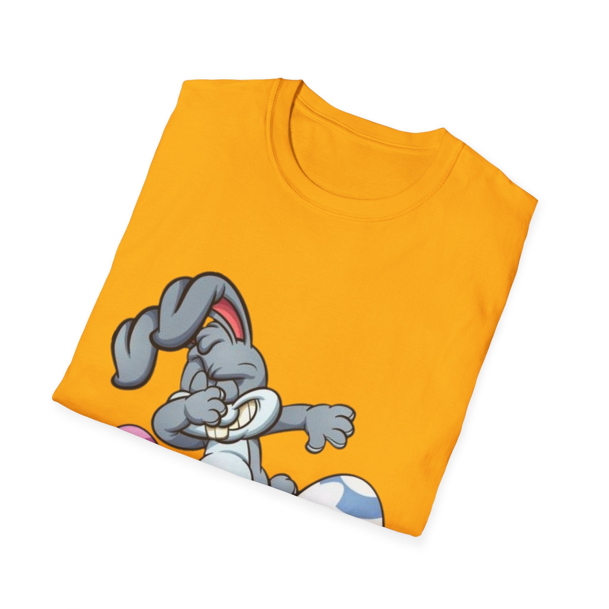 Dabbing Easter Bunny Unisex Softstyle T-Shirt