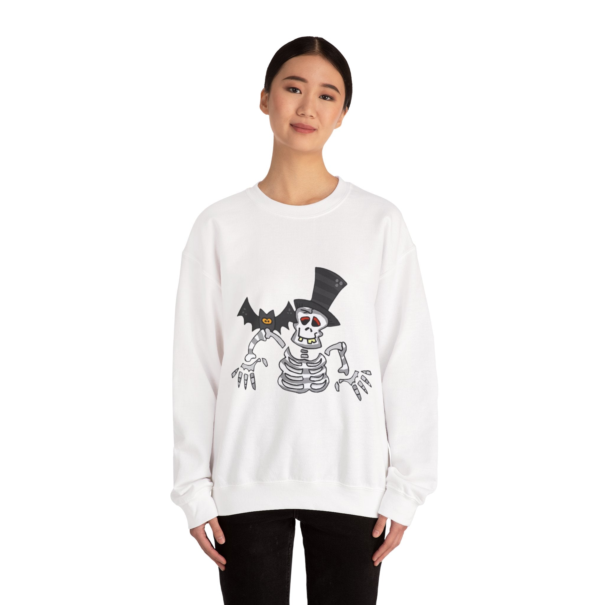 Halloween Skeleton Unisex Crewneck Sweatshirt
