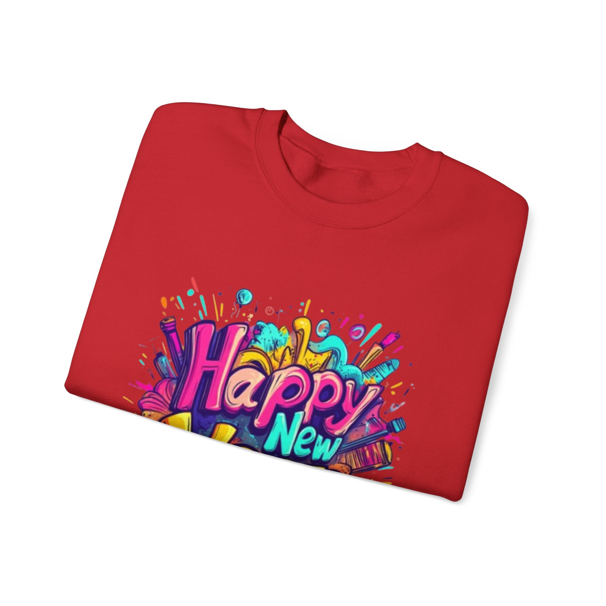 2026 Happy New Year DOUBLE SIDED Unisex Heavy Blend™ Crewneck Sweatshirt
