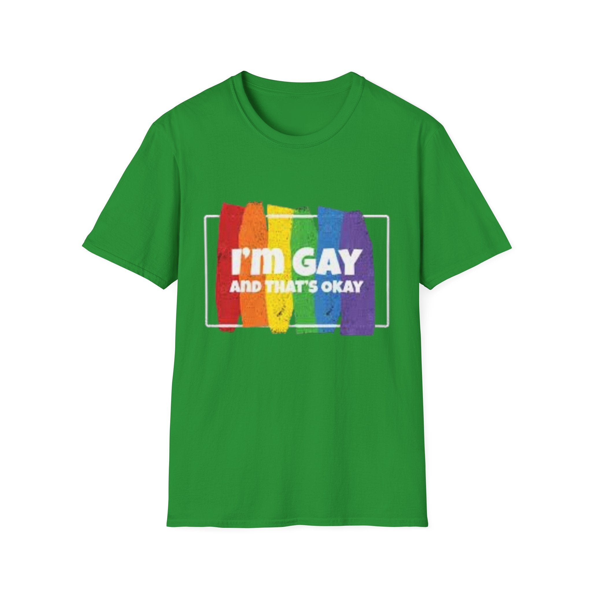 I'm GAY And That's Okay Unisex Softstyle T-Shirt