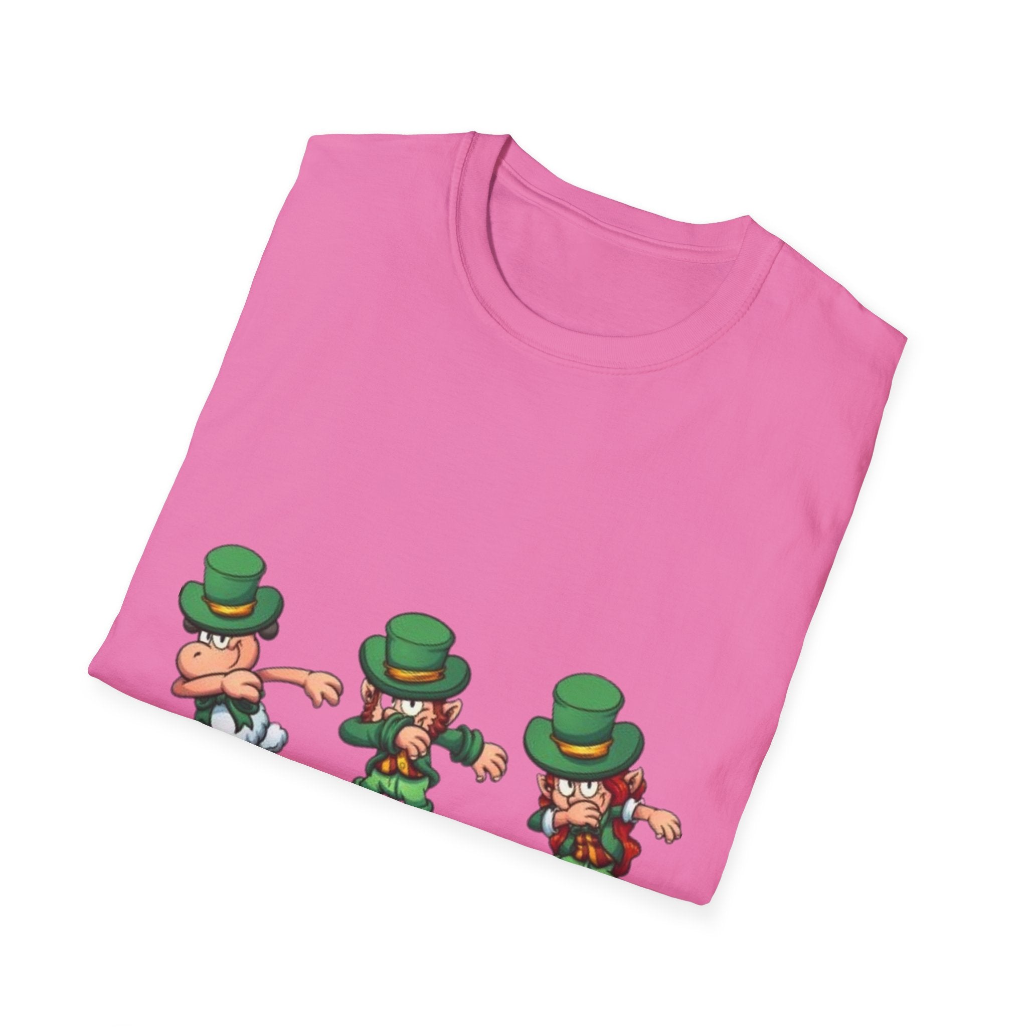 Dabbing Leprechaun Unisex Softstyle T-Shirt