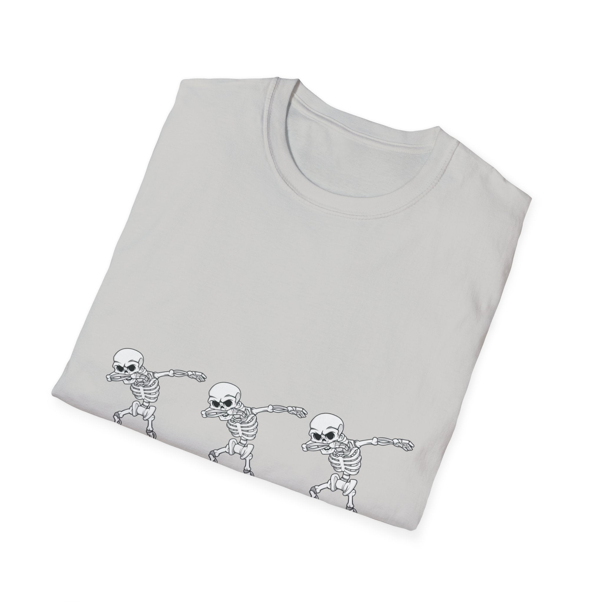 Dabbing Skeleton Dance Unisex Softstyle T-Shirt