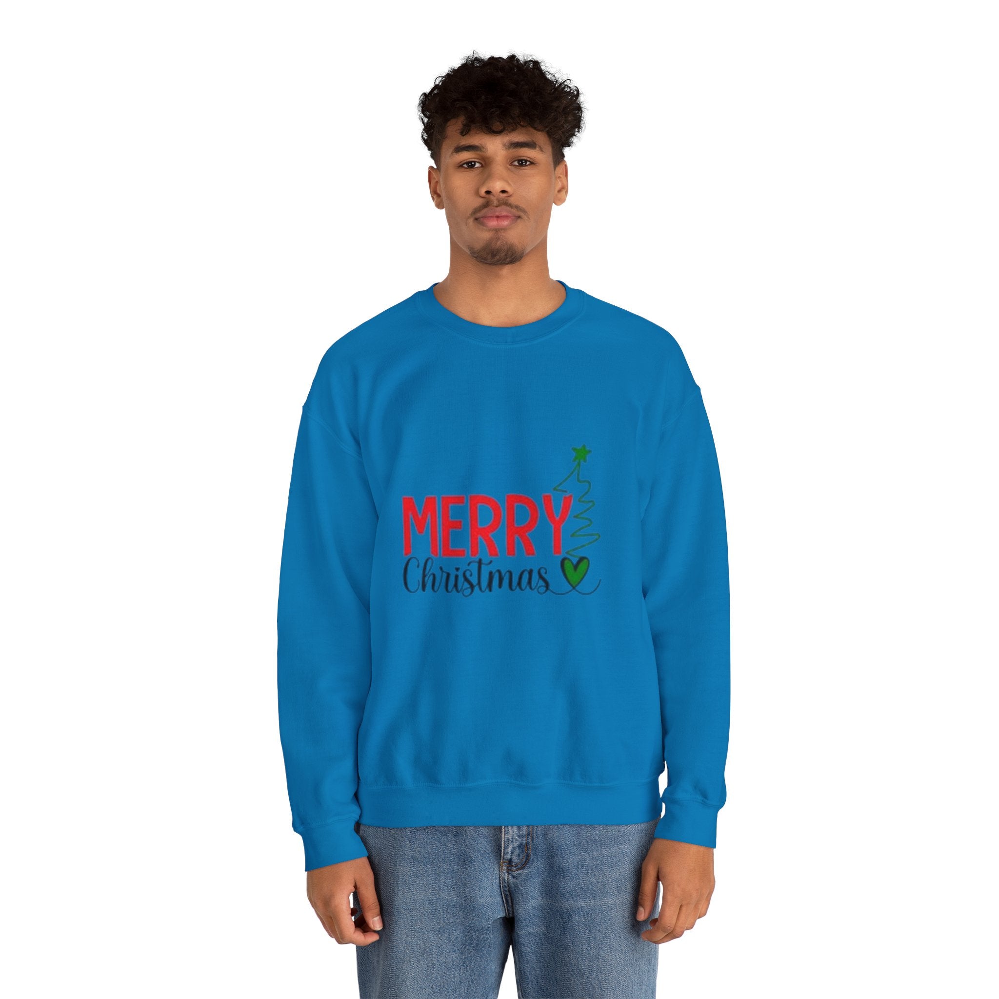 Merry Christmas Unisex Heavy Blend™ Crewneck Sweatshirt