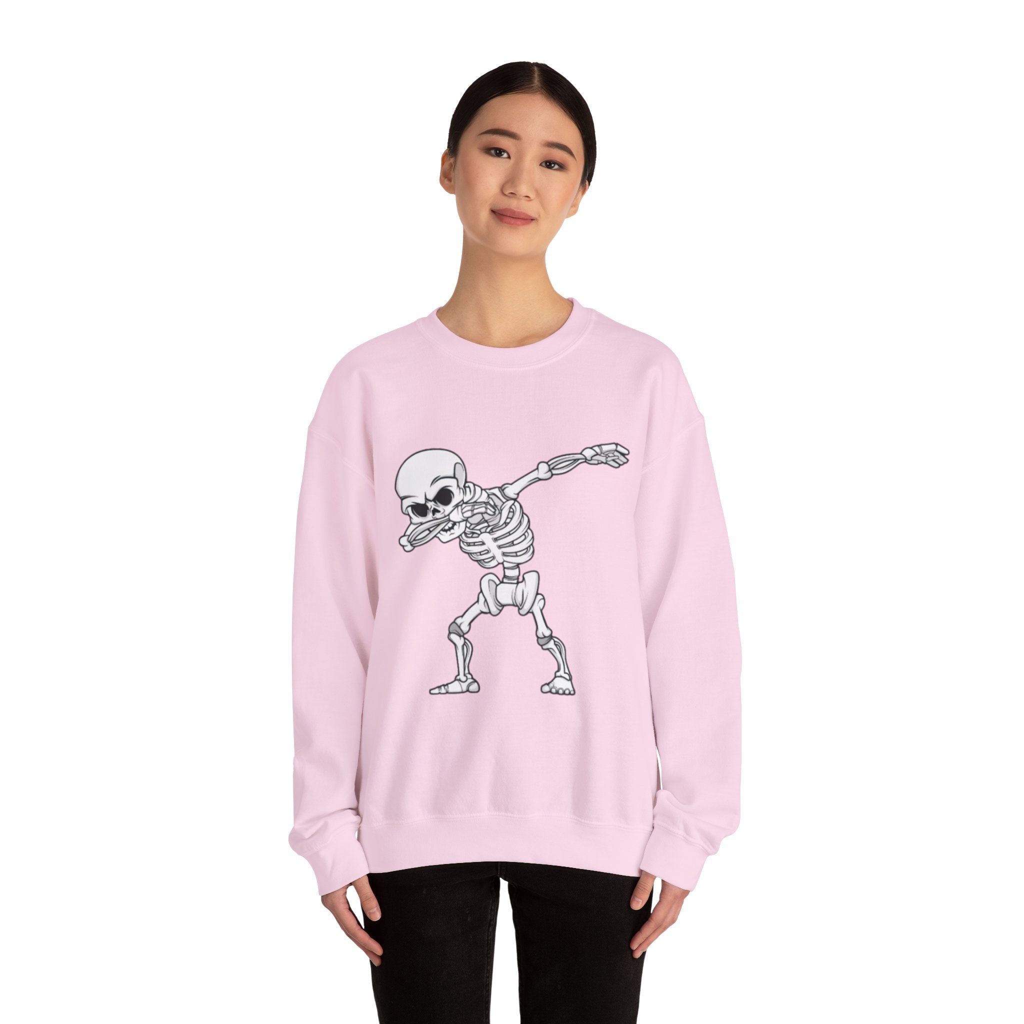Dabbing Skeleton Unisex Crewneck Sweatshirt