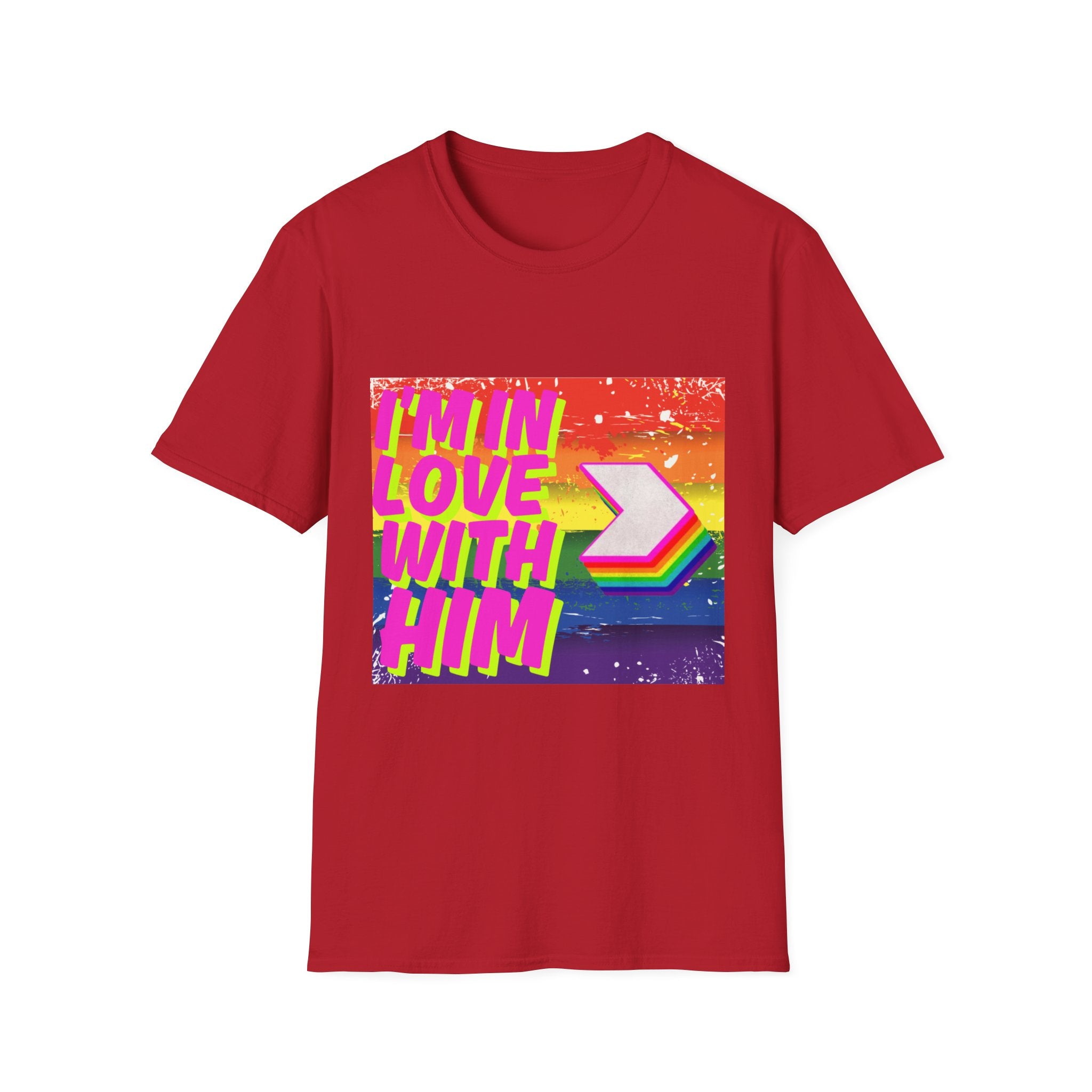 I'm In Love With Him Unisex Softstyle T-Shirt