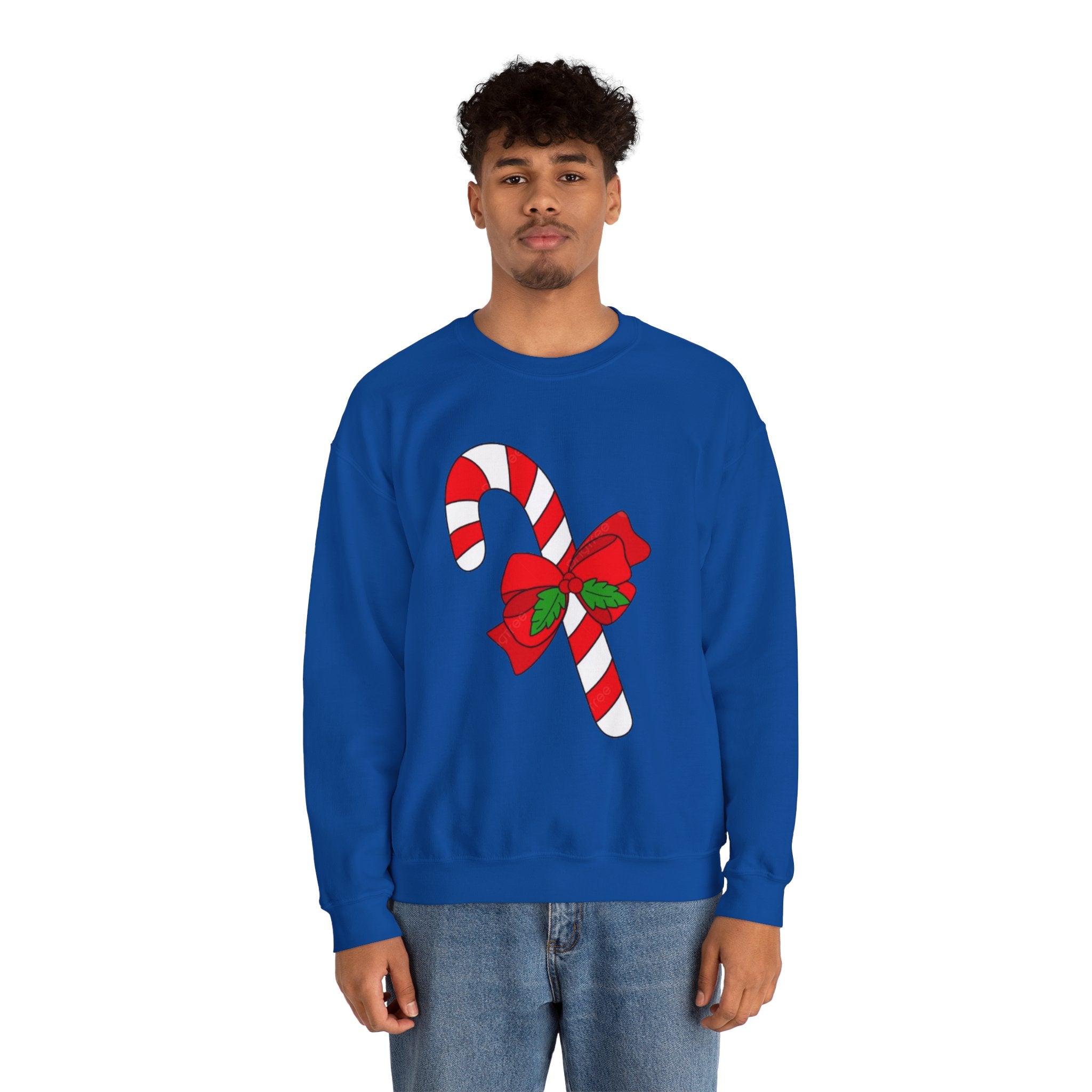 Candy Cane Holiday Unisex Heavy Blend™ Crewneck Sweatshirt