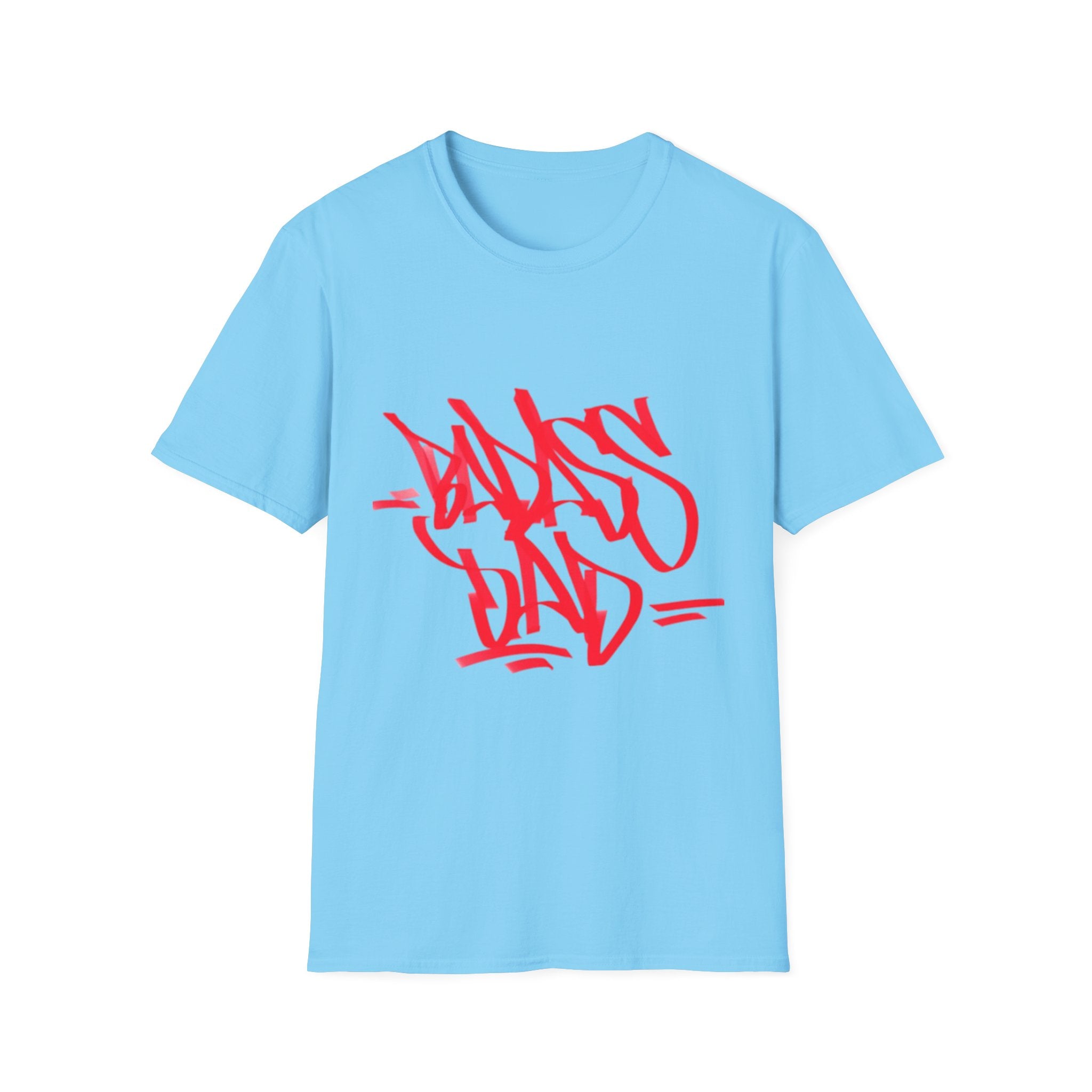 Red Graffiti Style Unisex Softstyle T-Shirt