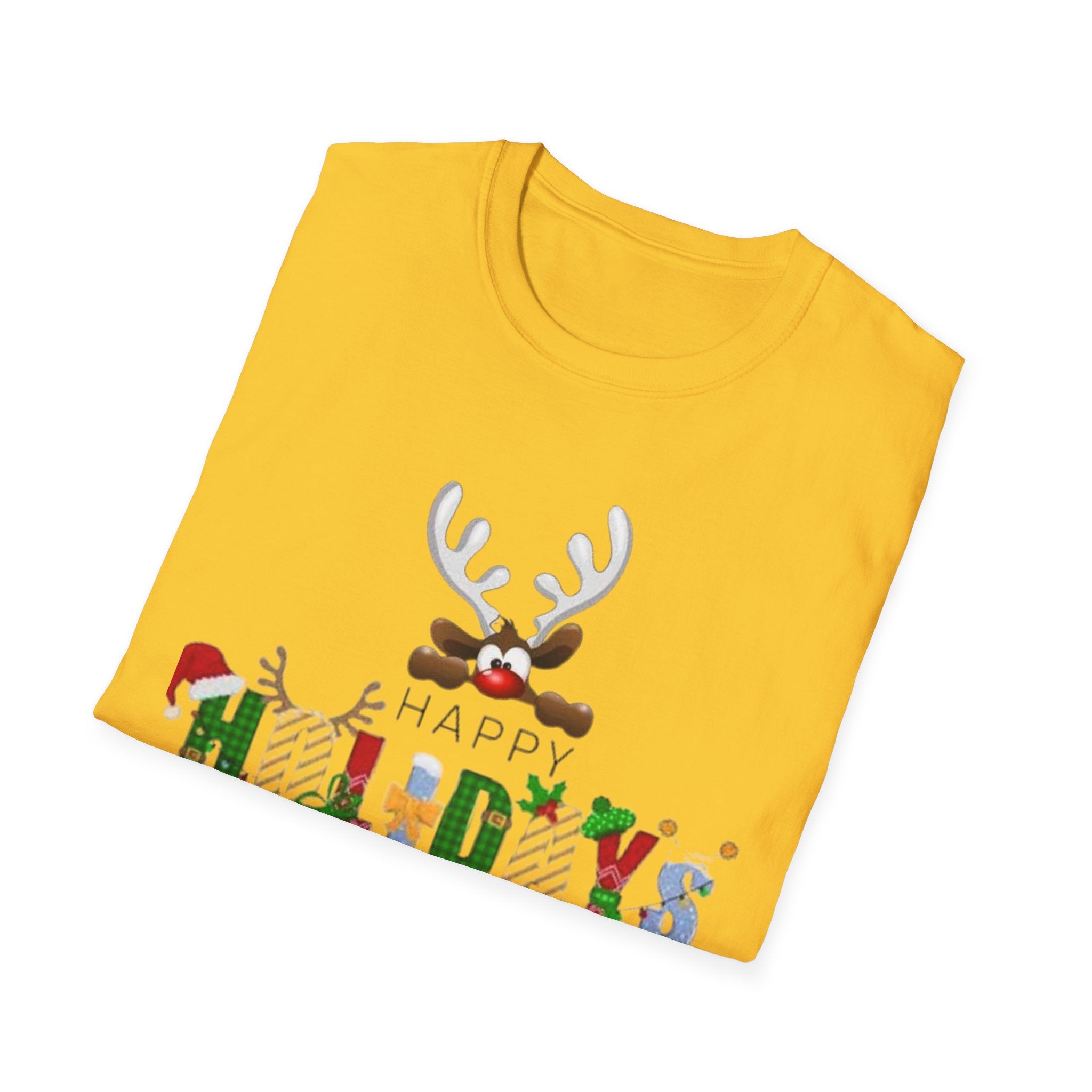 Happy Holidays Unisex Softstyle T-Shirt